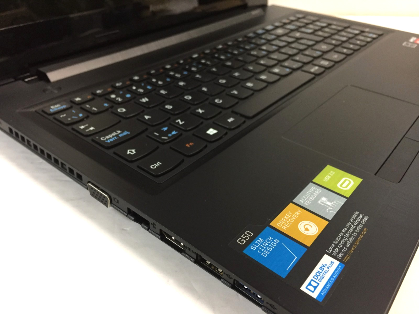 *Bad Battery*Lenovo G50-45 Laptop 80E3-X014CF/AMD A6-6310/8GB RAM/1TB HDD/Win8.1