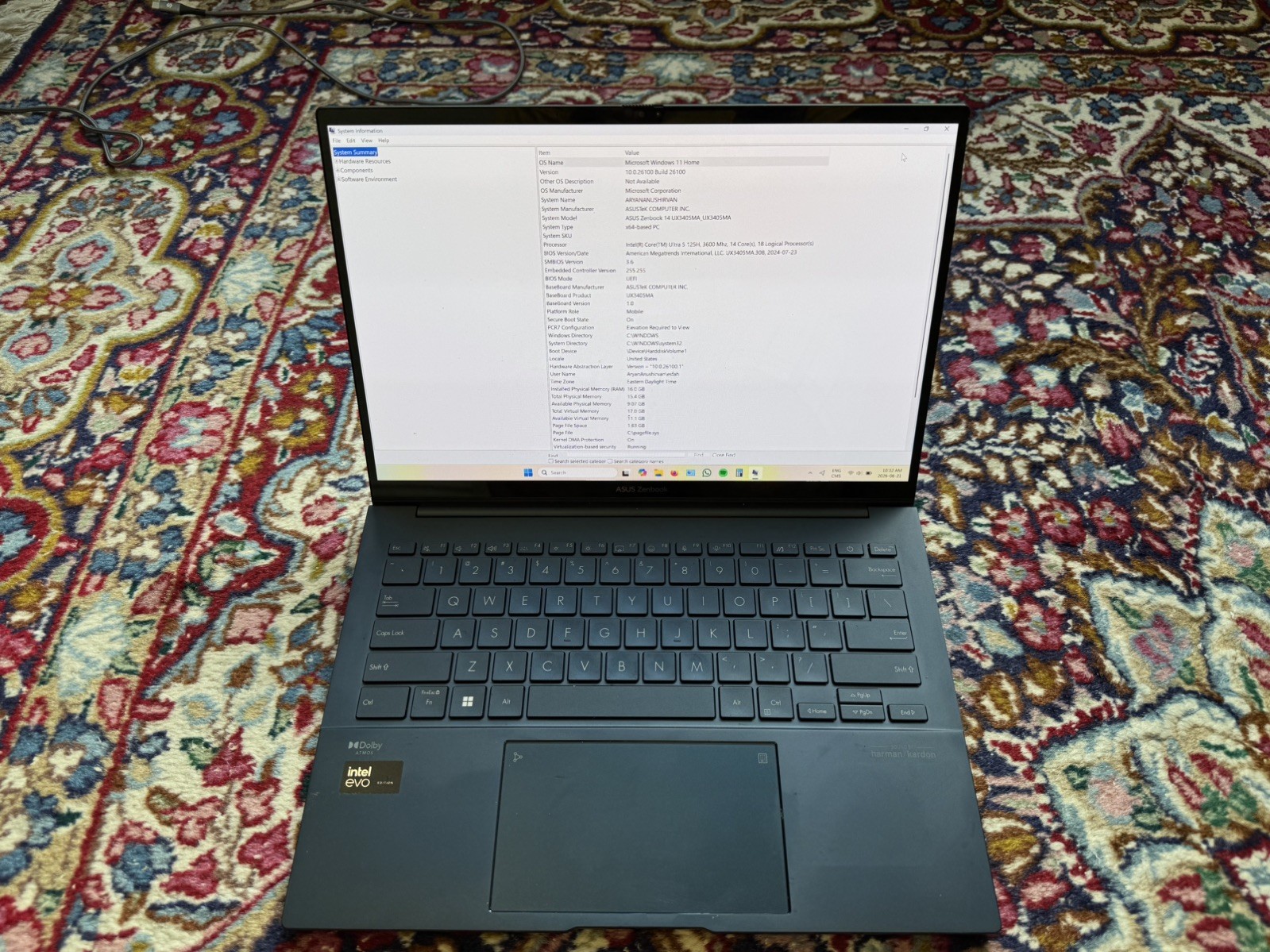 asus zenbook 14 oled ux3405ma