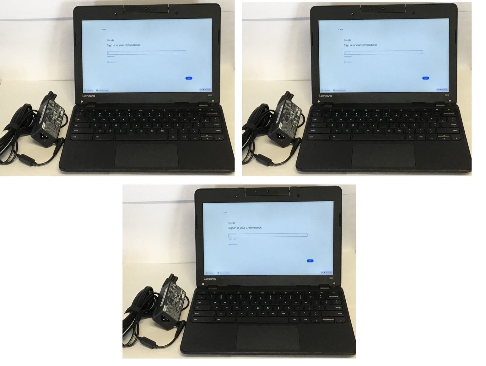Lenovo Chromebook N23 Laptop 11.6″ 4GB RAM 16GB SSD HDMI Wi-Fi Bluetooth Qty: 3
