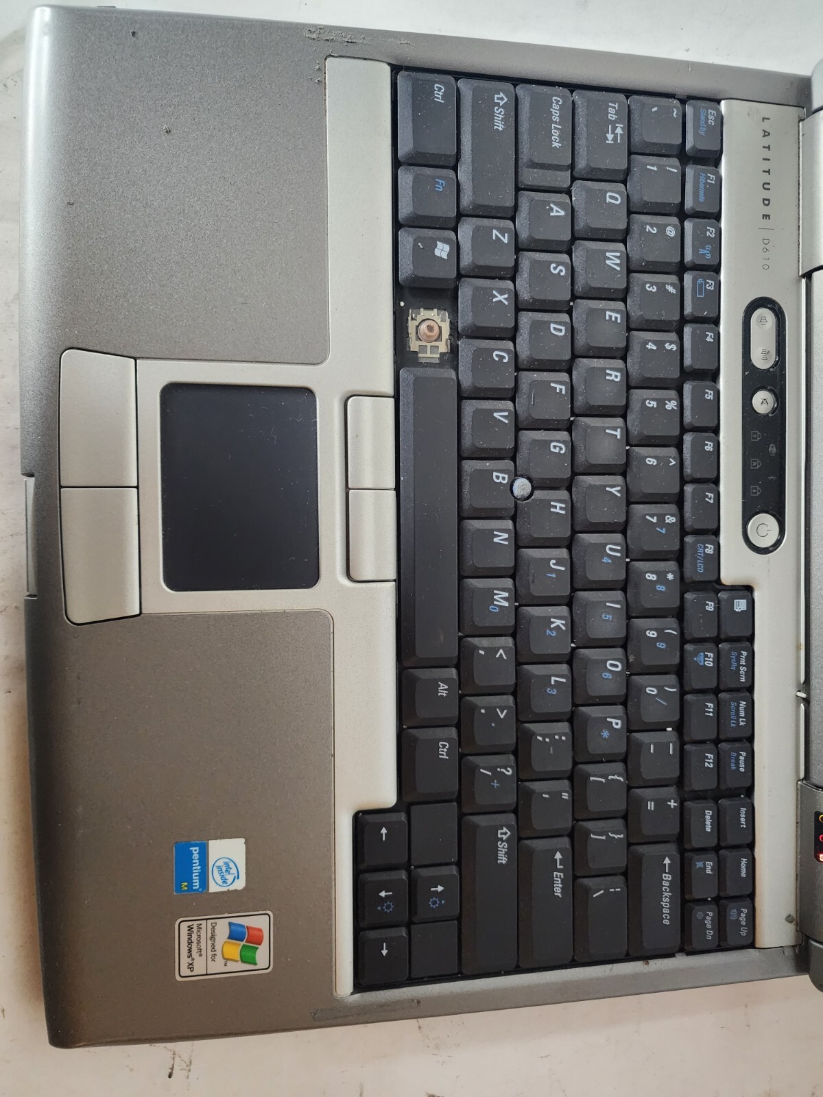 Dell Laptop Latitude D610 Model PP11L 80GB HDD Pentium M Tested Please Read