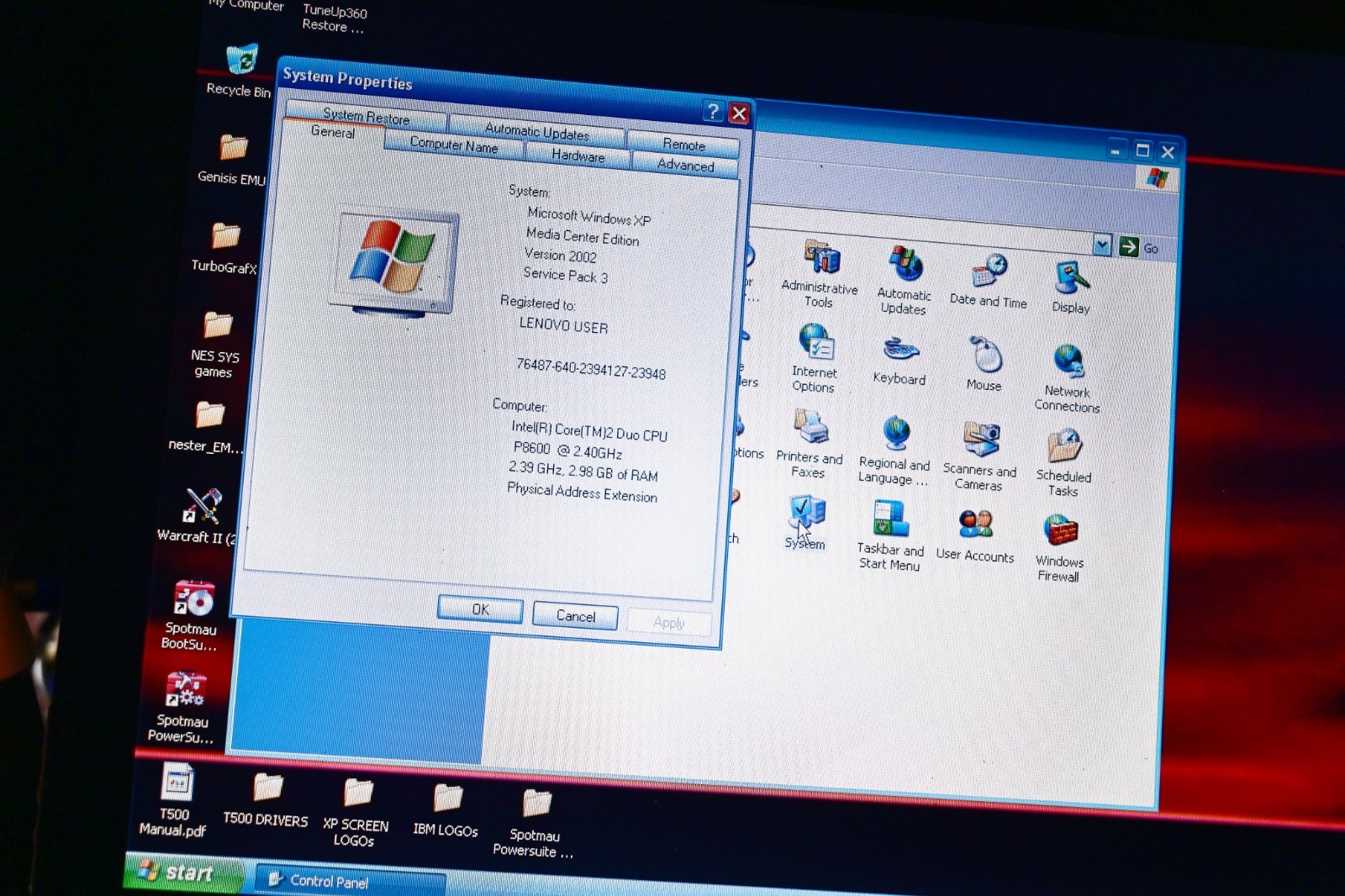 RETRO Gaming + 2.4Ghz DUO++ 500gb HD+ATI Radeon video*** MAX PERFORMANCE GAMES