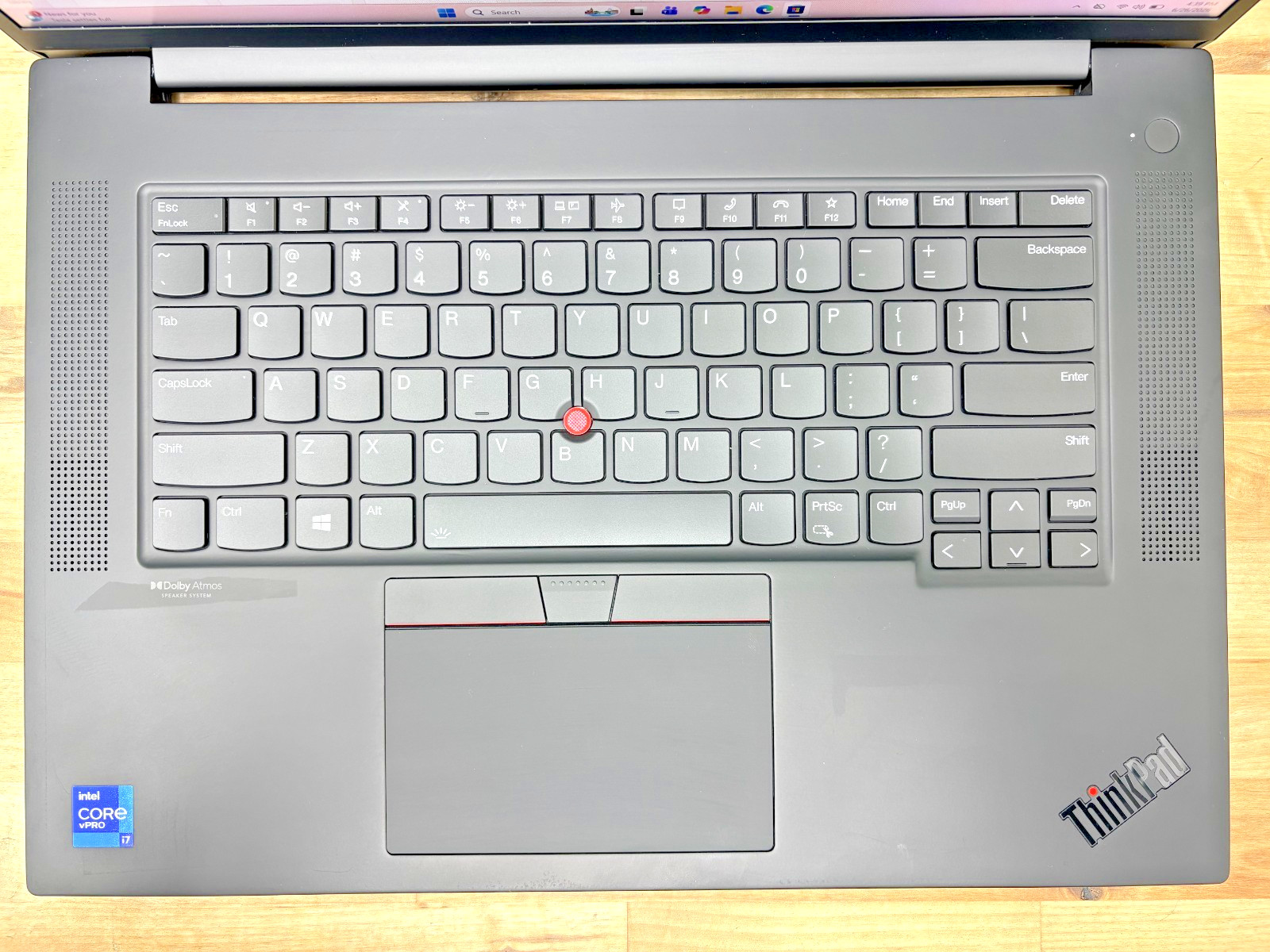 Lenovo ThinkPad P1 Gen 4 Intel i7-11th Gen 2.50GHz 32GB RAM 512GB SSD Win11 Pro*