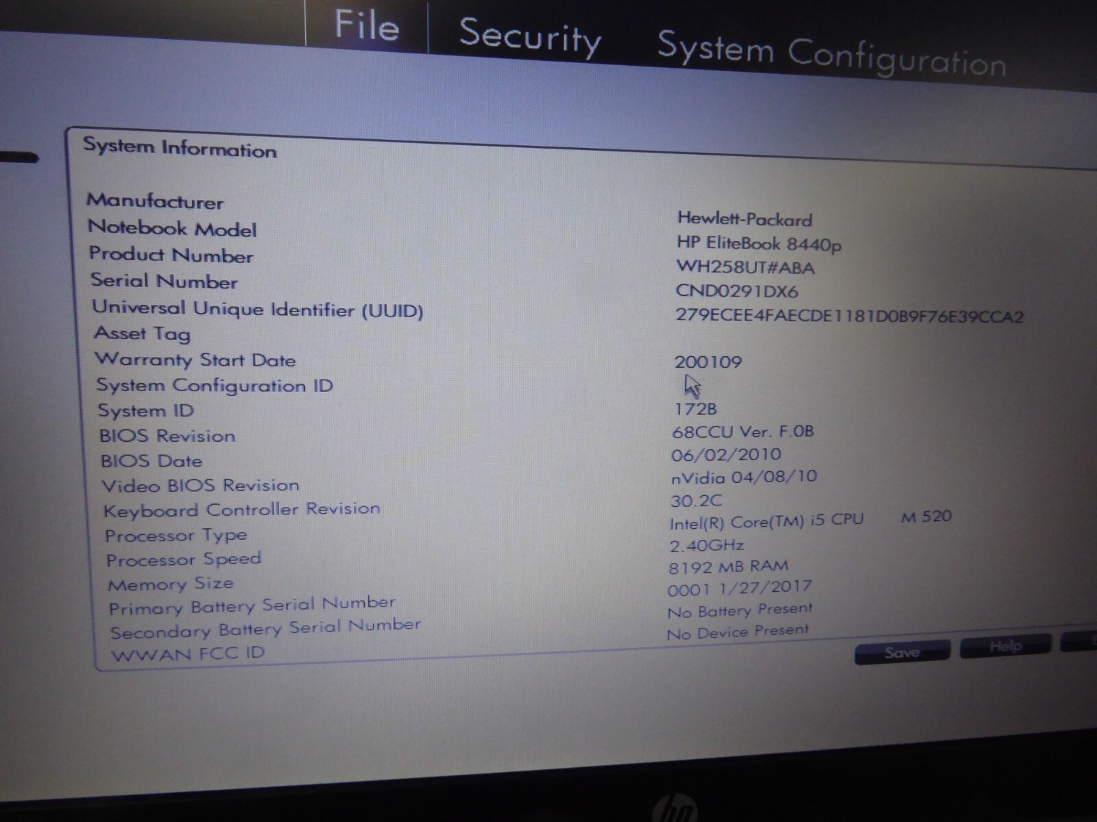 HP ELITEBOOK 8440p 14″ LAPTOP i5-M520 2.4GHz 8GB 240GB SSD WINDOWS 10 PRO