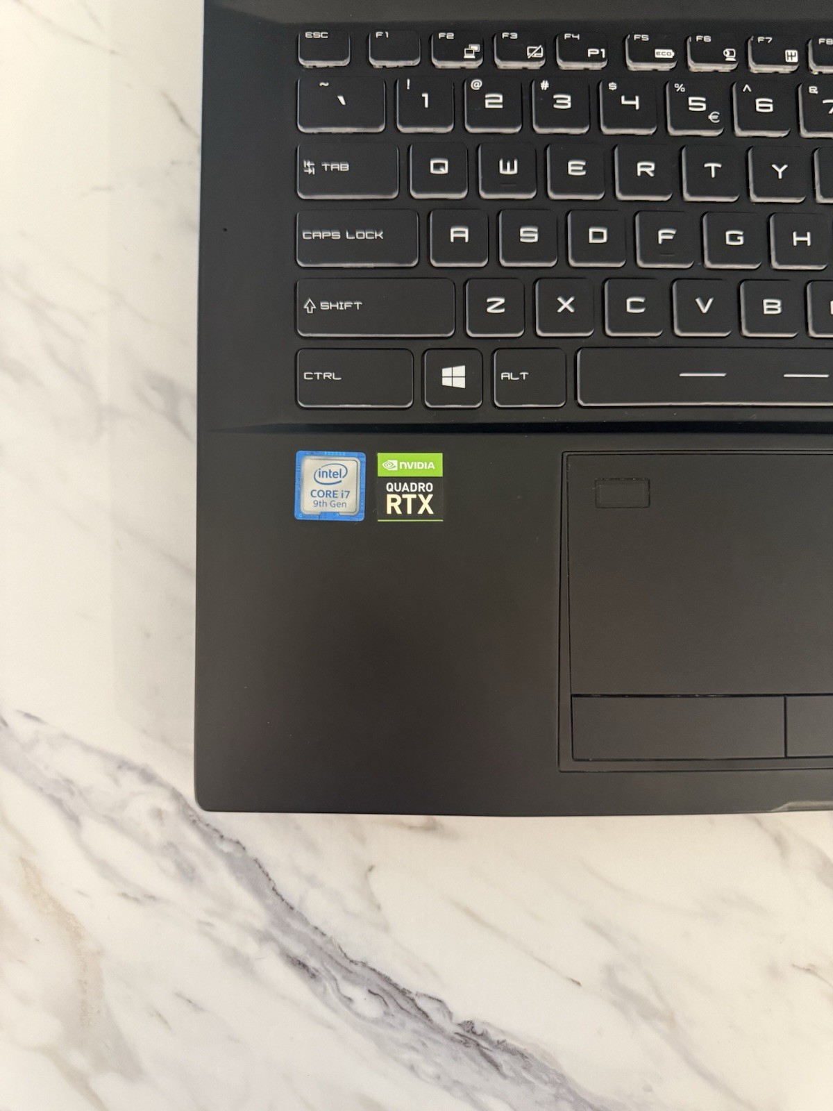MSI WE76 Workstation Laptop, i7-9750H Nvidia Quadro RTX3000 6GB