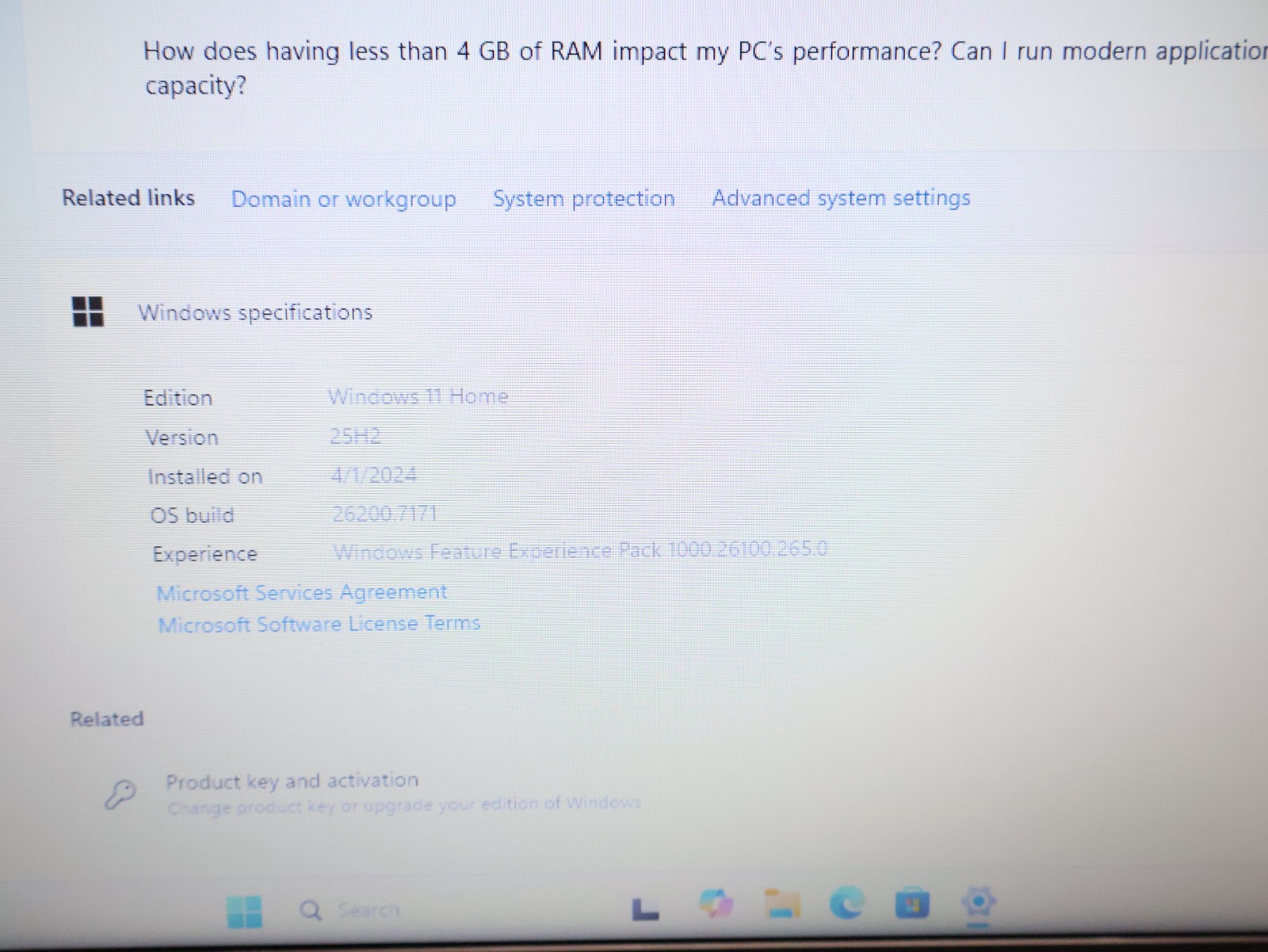 HP Notebook 255 G7 AMD A4-9125 Radeon R3 2.30Ghz 4GB 120GB NO BATTERY/WORN