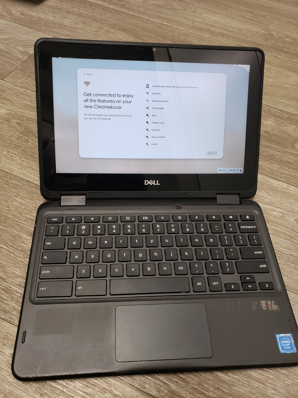 Dell 5190 2 in 1 Touchscreen Chromebook 11.6″ 4GB Ram 32GB SSD *Read Description