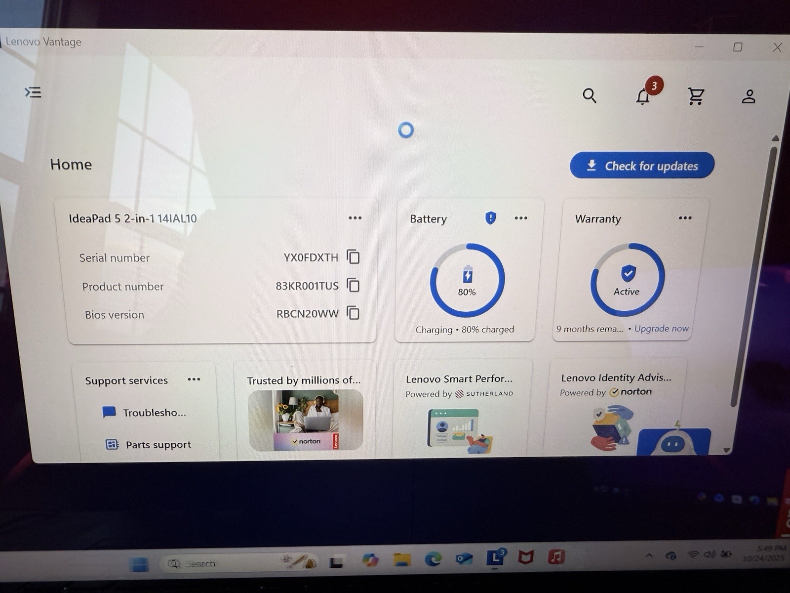 Lenovo Ideapad 5 2-in-1 14IAL10