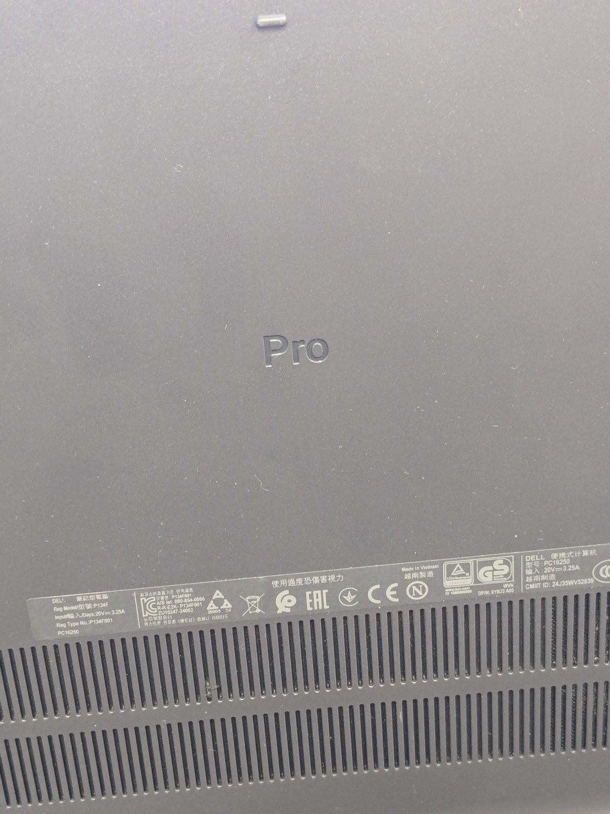 Dell Pro PC16250 16″ Core 3 100U 1.2GHz 8GB RAM 256GB SSD