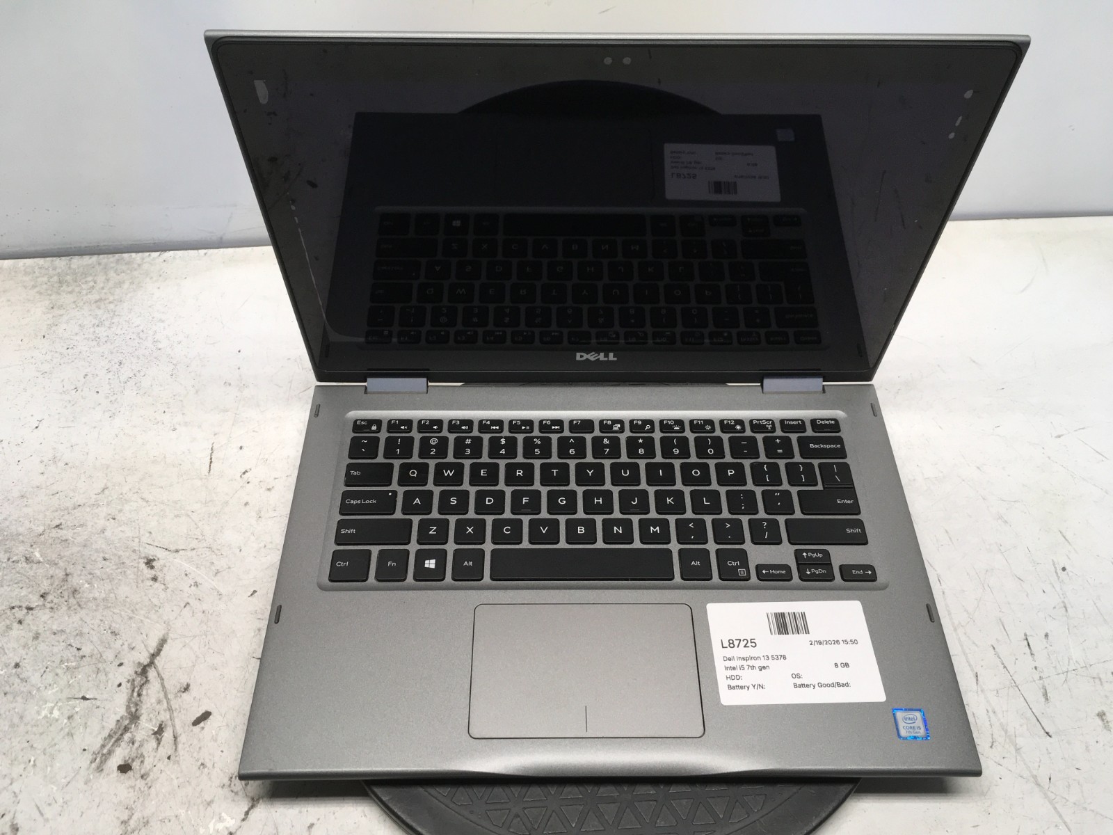 Dell Inspiron 13 5378 Intel i5 7th Gen 8 GB NO HDD