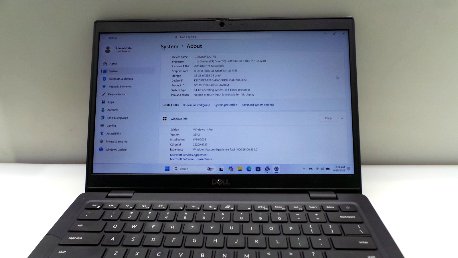 Dell Latitude 3420 | 14″ | i5-1135G7 2.40GHz | 8GB RAM 256GB NVMe ***READ**