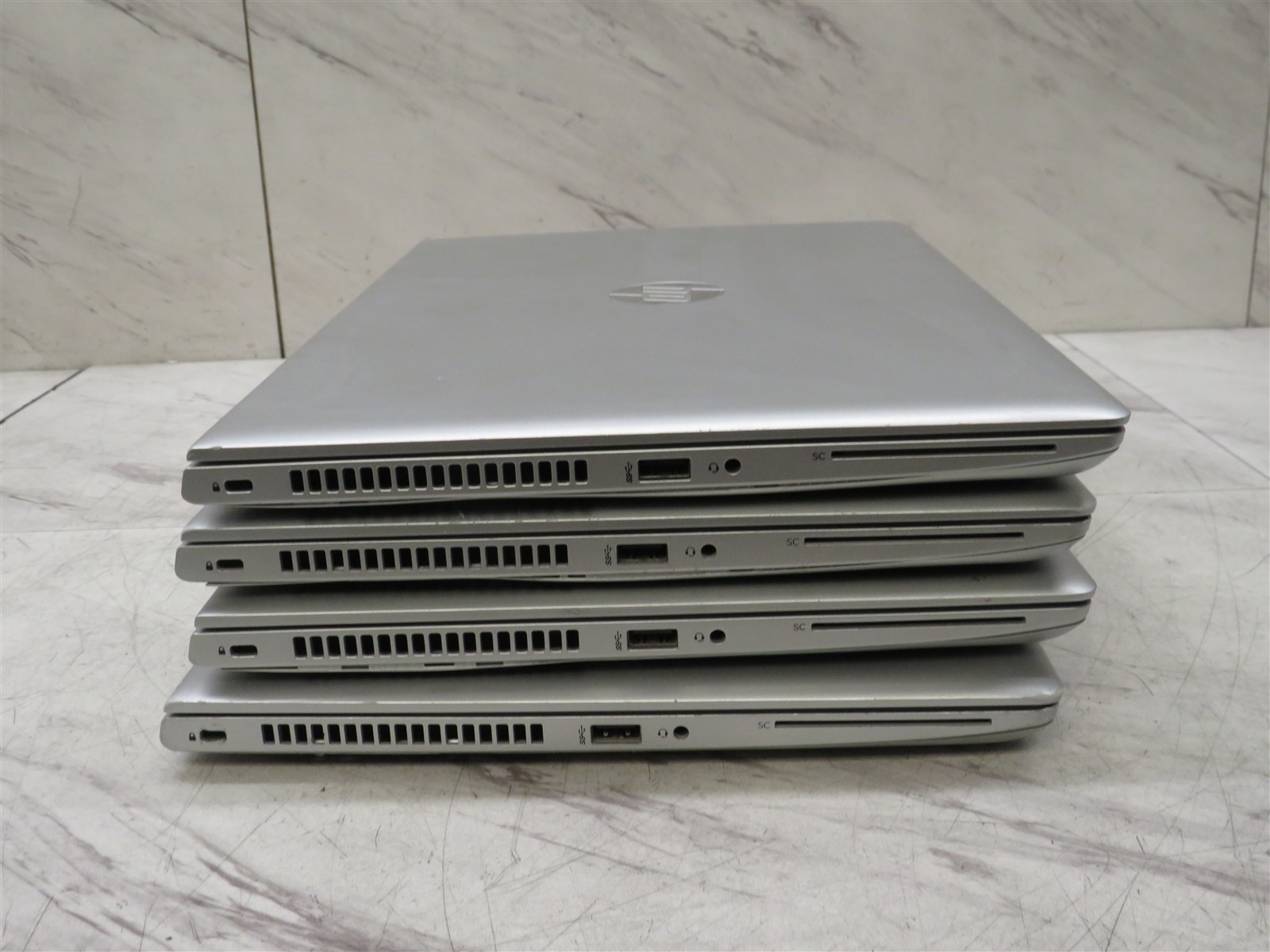 Lot of 4 HP ProBook 640 G4 16GB RAM Intel Core i5-8350U@1.70GHz 14″