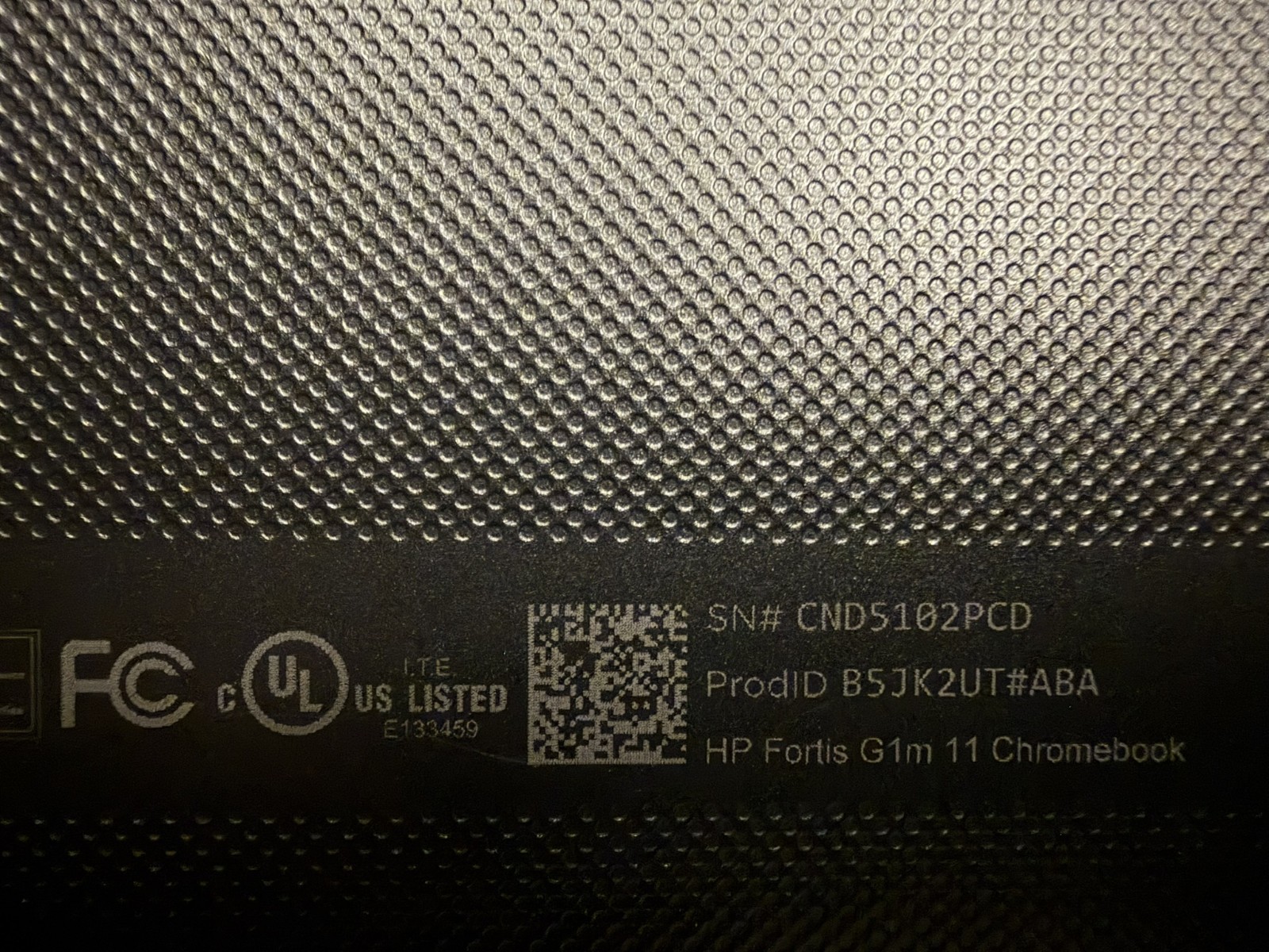 HP Fortis G1m Chromebook 11” Touch MediaTek Kompanio 520 8GB 64GB eMMc Chrome OS