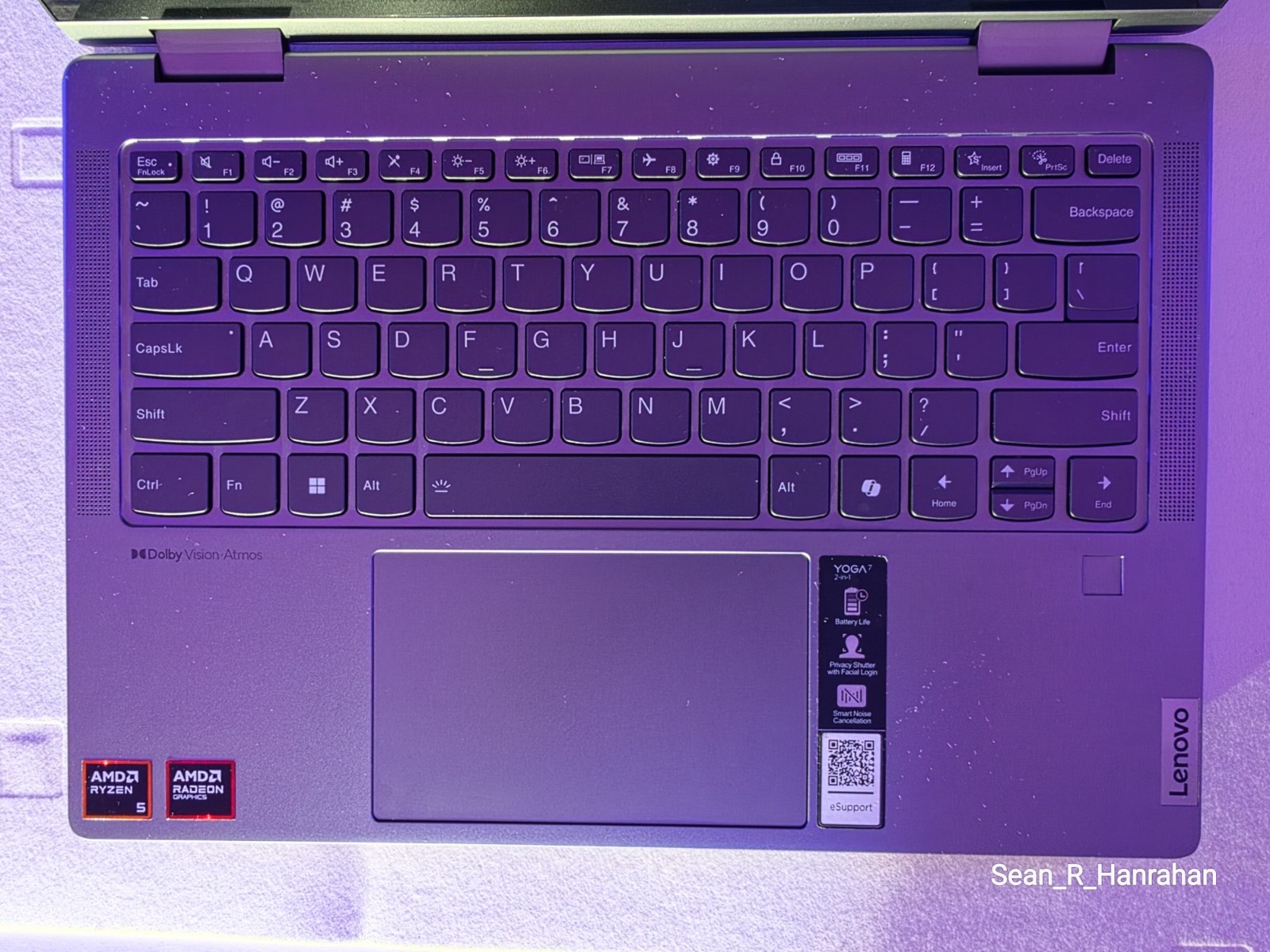 Lenovo Yoga 7 2in1 14AHP9 Laptop 14 Touch Ryzen 5 8640HS 16GB 512GB W11 1026 2YR