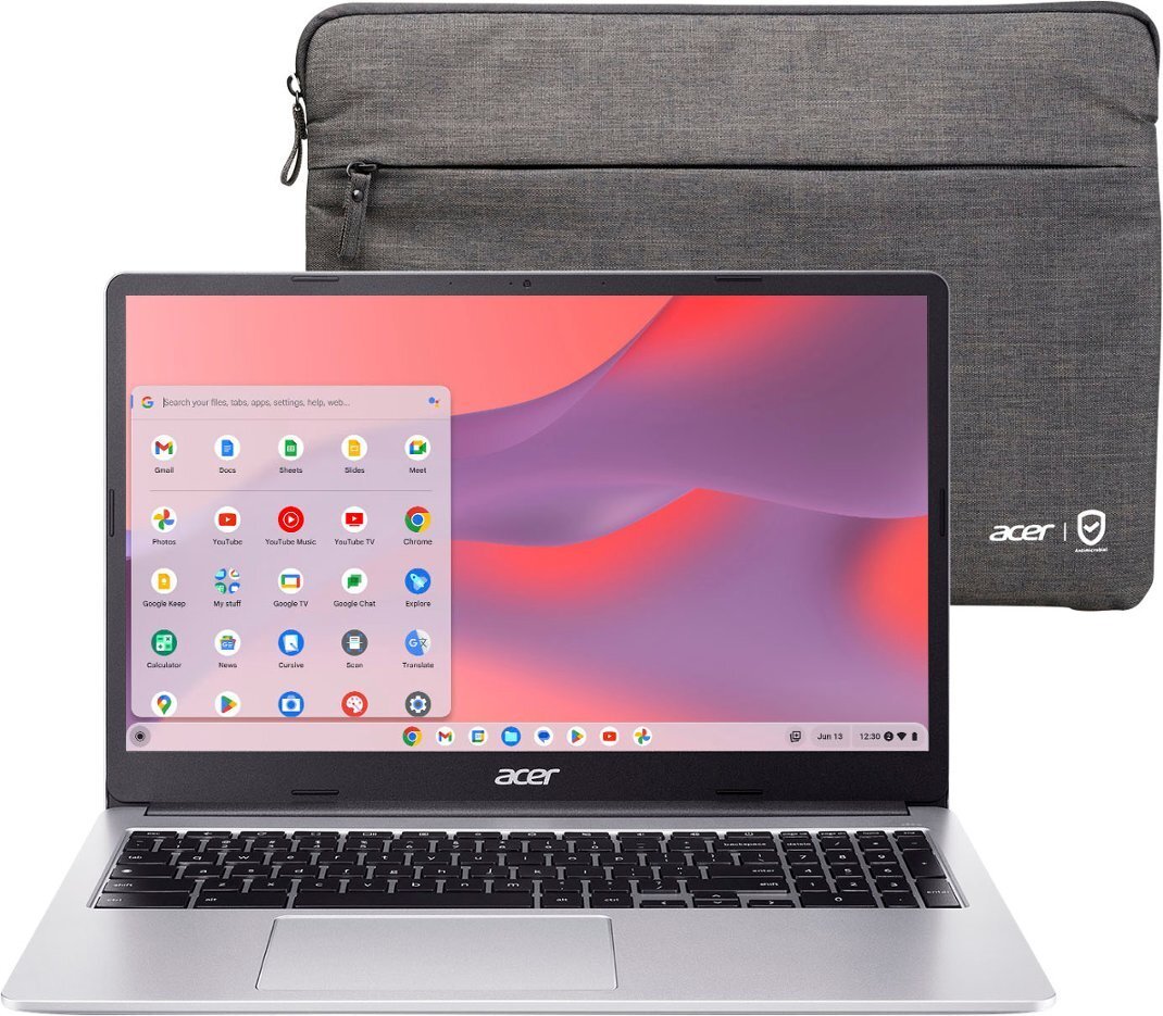 Acer Chromebook 315 15.6” HD Laptop, Intel Pentium N6000, 4GB RAM, 128GB eMMC