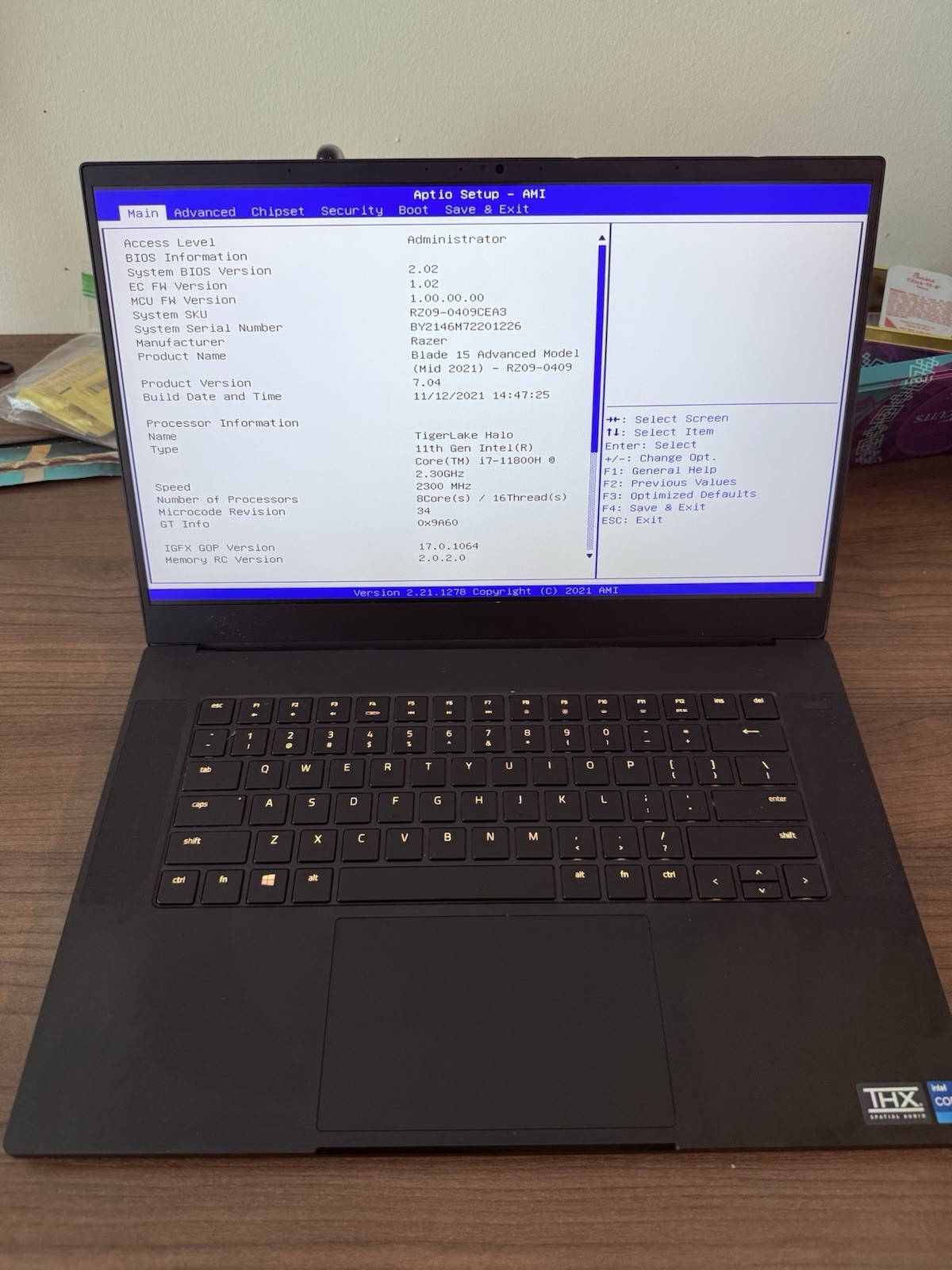 Razer Blade 15.6″ (1TB SSD, Intel Core i7 11th Gen., 4.20 GHz, 32GB) Gaming…