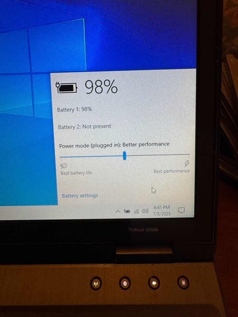 HP ProBook 6560b – i5-2450M / 4GB RAM / 180GB SSD / Windows 10