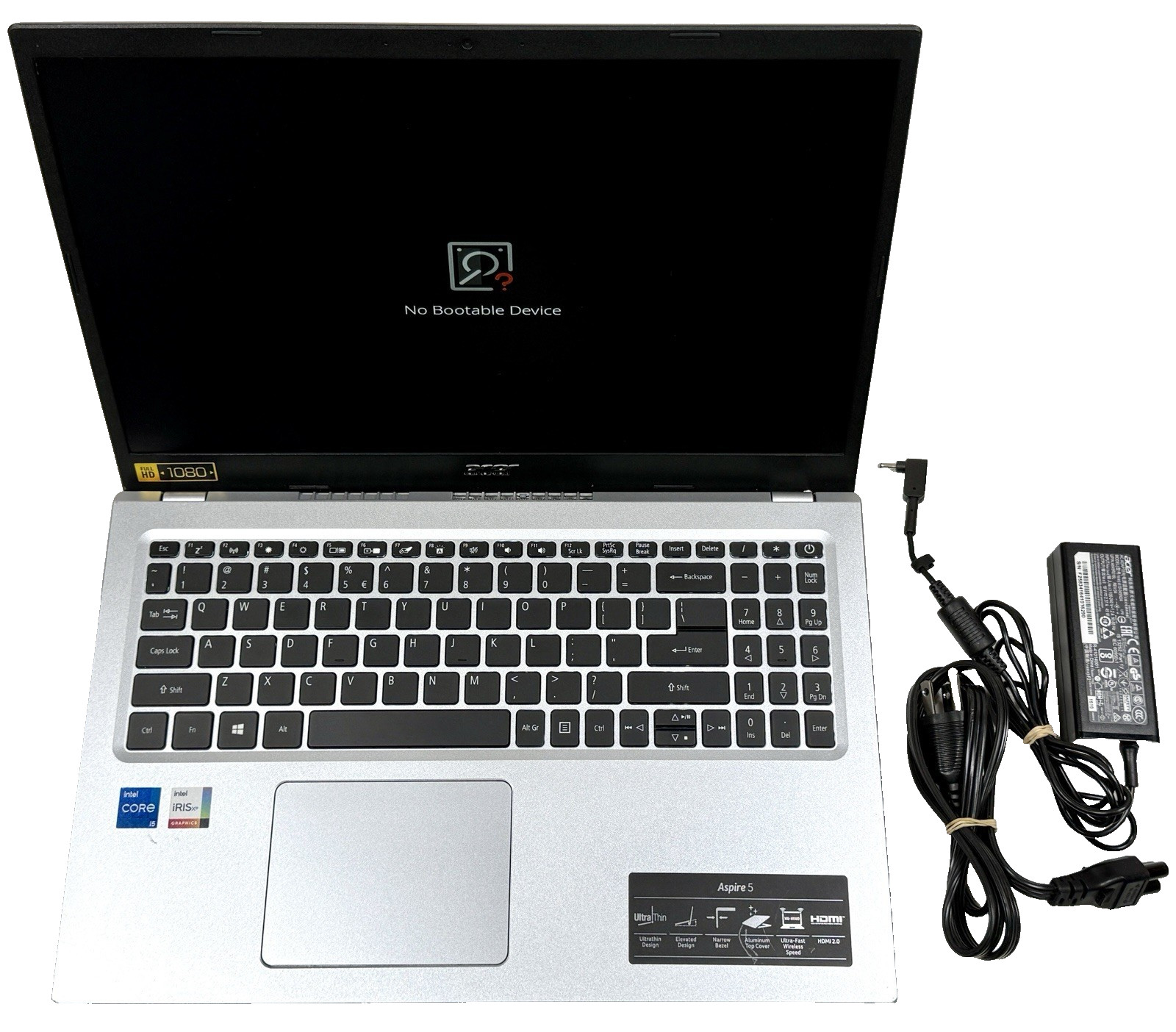 Acer Aspire 5 A515-56-56DJ 15.6″ FHD 2.4GHz Core i5-1135G7 8GB RAM No SSD READ