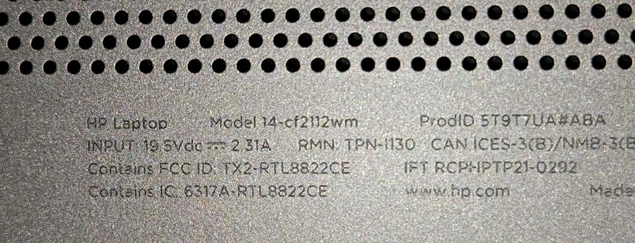 4 HP Laptops MODEL:14-CF2112WM, cb172wm, dk0002dx, 14-dq0002dx READ