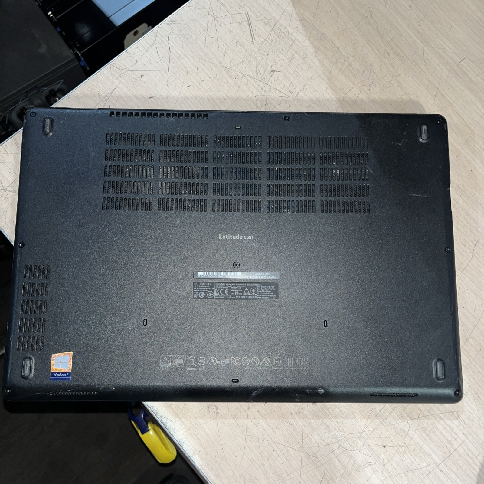 DELL LATITUDE 5591 INTEL CORE I5-8400H 2.50GHZ 8GB RAM NO HD