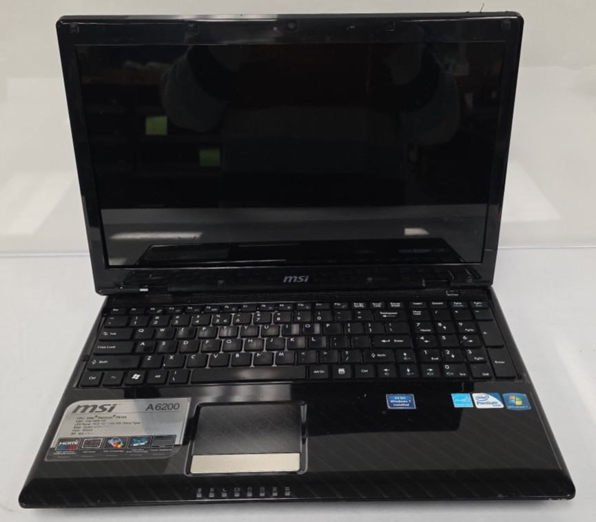 MSI A6200 Laptop (MS-1681) | Intel Pentium P6100 | 15.6″ | 4GB RAM | 320GB HDD