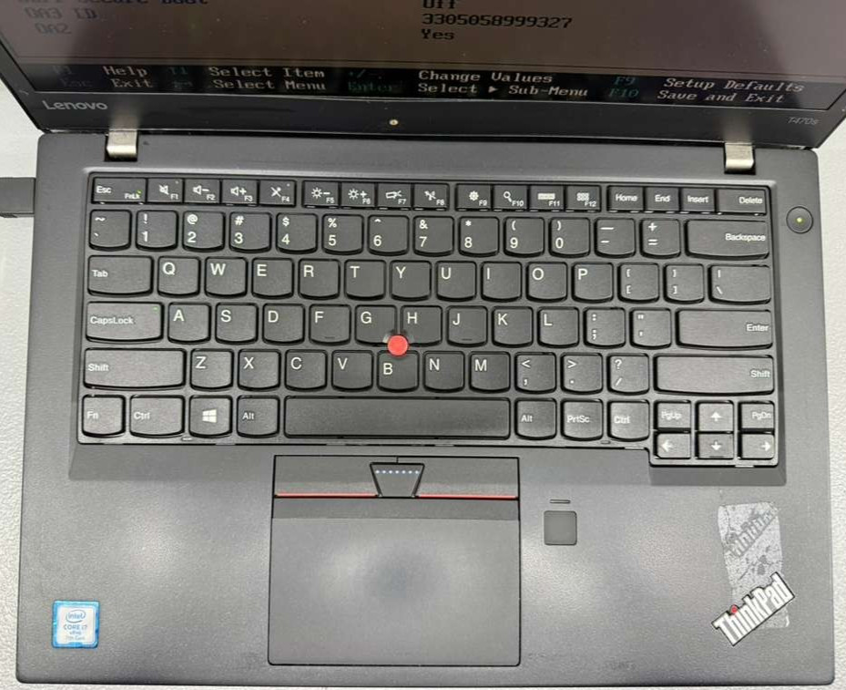 Lenovo ThinkPad T470s 14″ i7-7600U / BIOS LOCKED