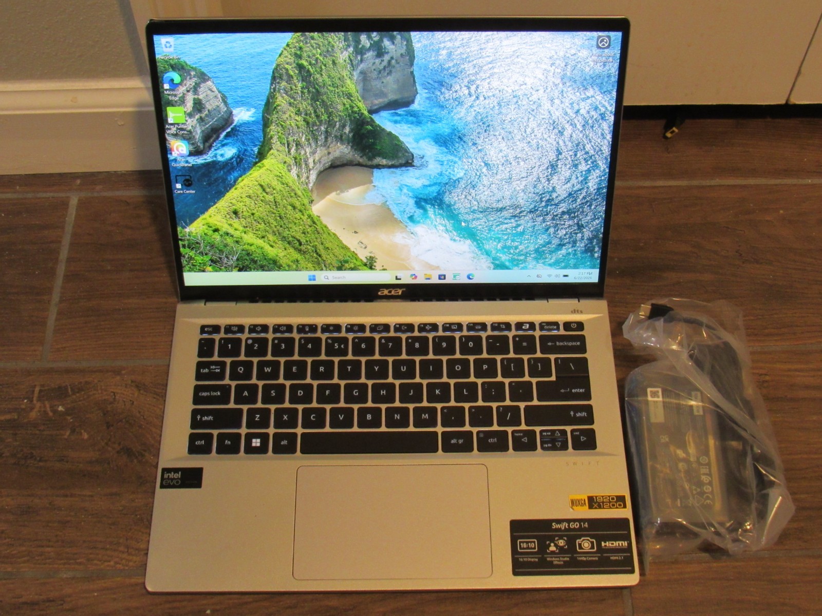 Acer Swift Go SFG14-72 14″ FHD+ TOUCH Ultra 7 155H 16GB RAM 1TB SSD VGOOD