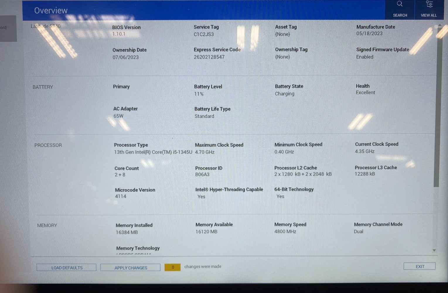 Dell Latitude 5340 Touchscreen i5-1345U 4.70GHz 16GB Ram DDR5 NO SSD Lot of 3