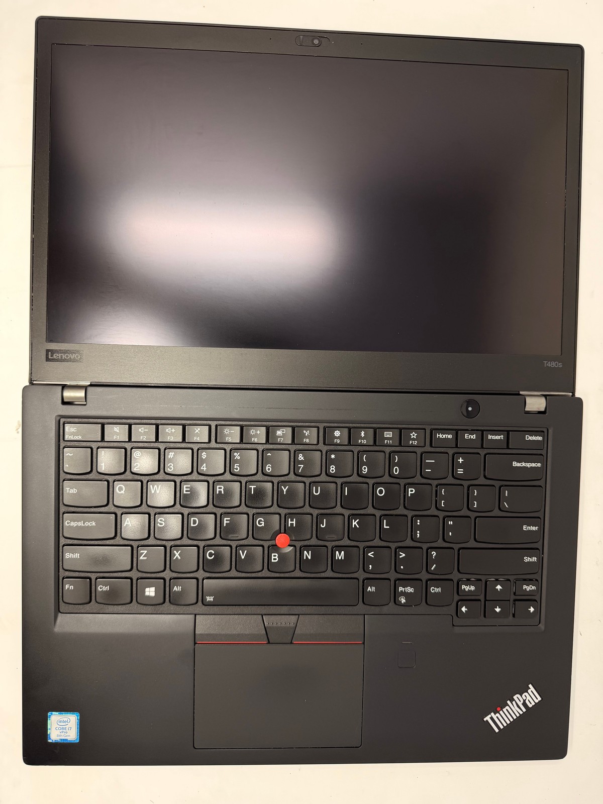 Lenovo ThinkPad T480s i7-8650U 16GB Intel Wireless 8265 / 8275 480GB NVMe SSD