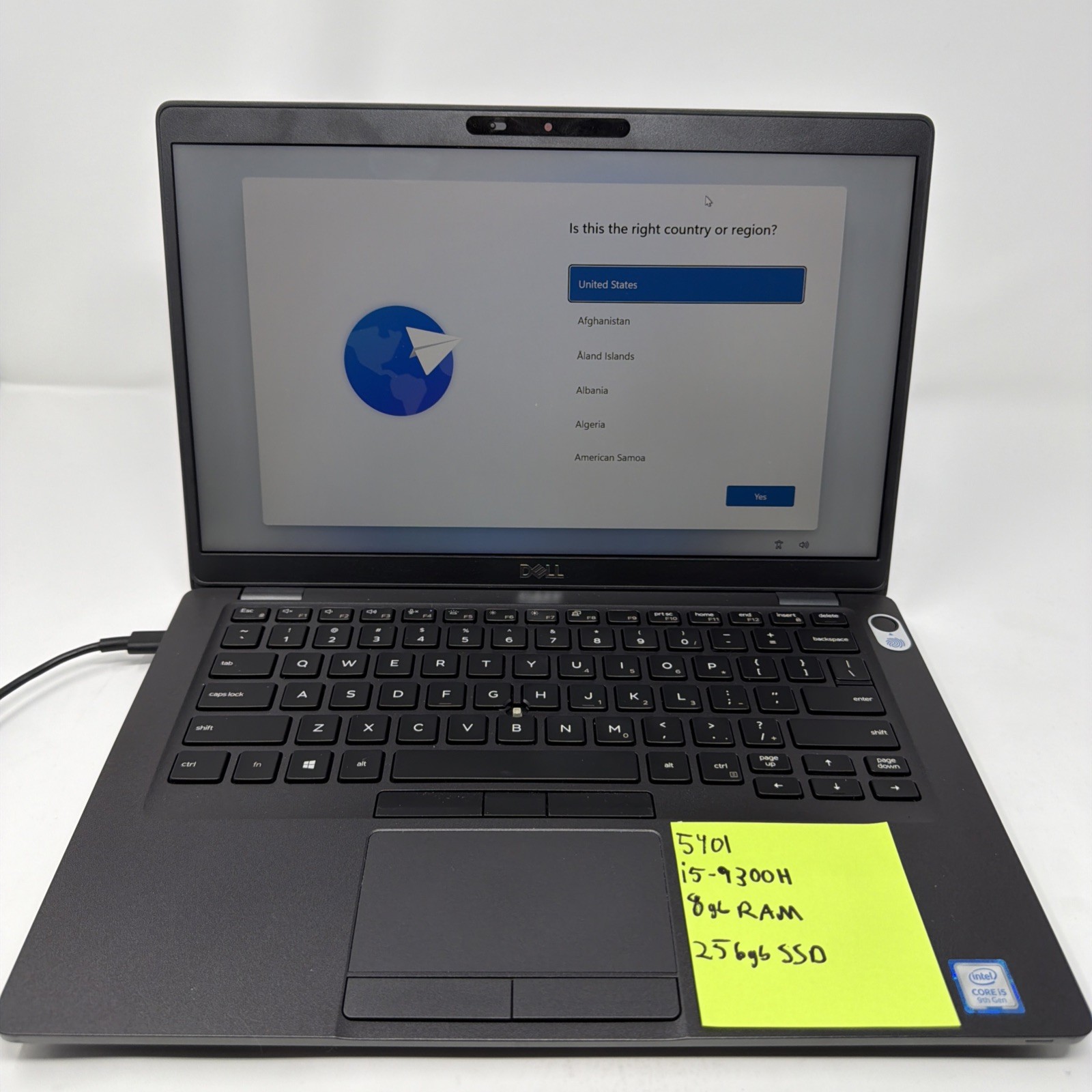 Dell Latitude 5401 i5-9300H 8GB 256GB SSD 14″ Windows 11 Laptop