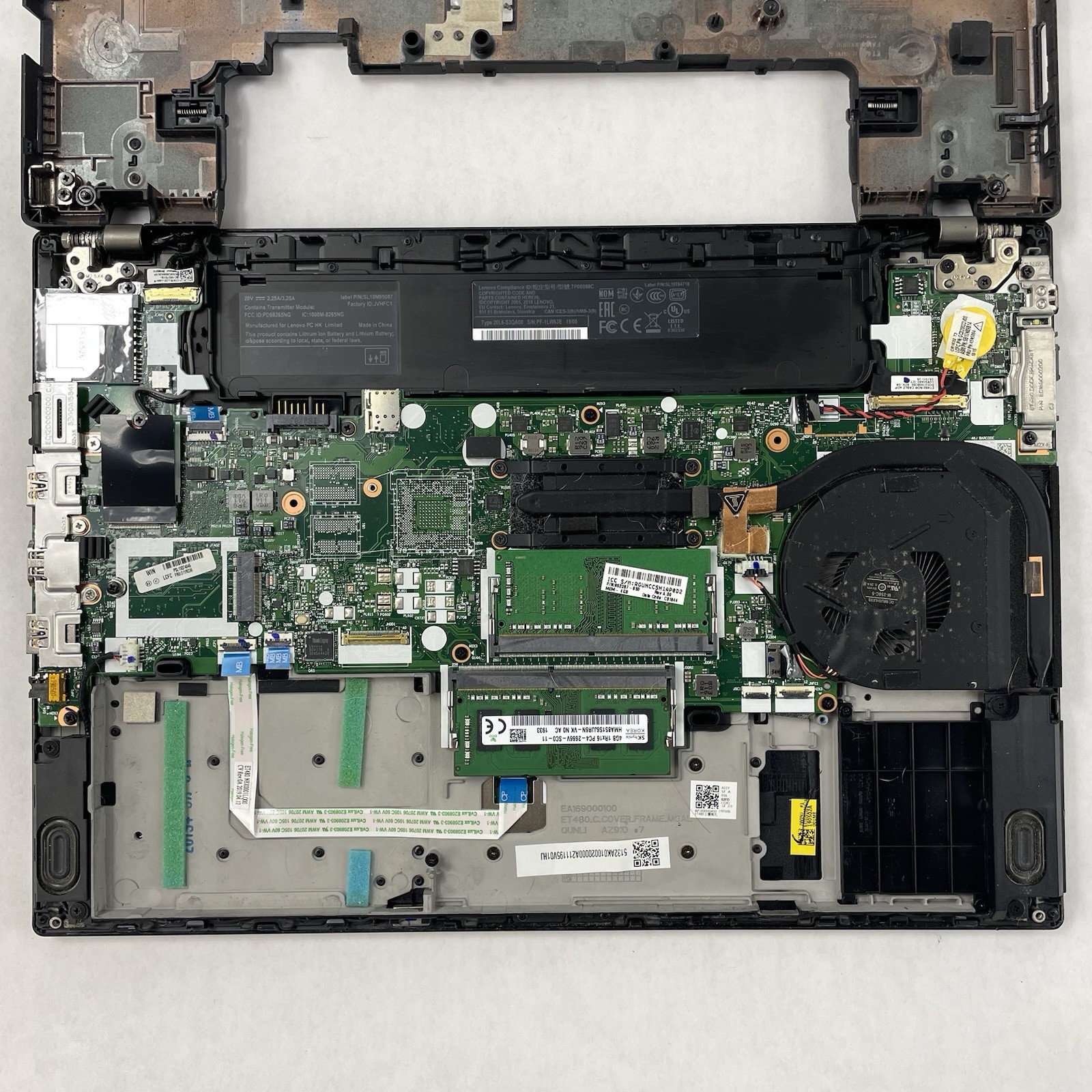 Lenovo ThinkPad T480 14″ i5-8350U 1.70 GHz 8 GB RAM No SSD/OS/AC/Batt – READ