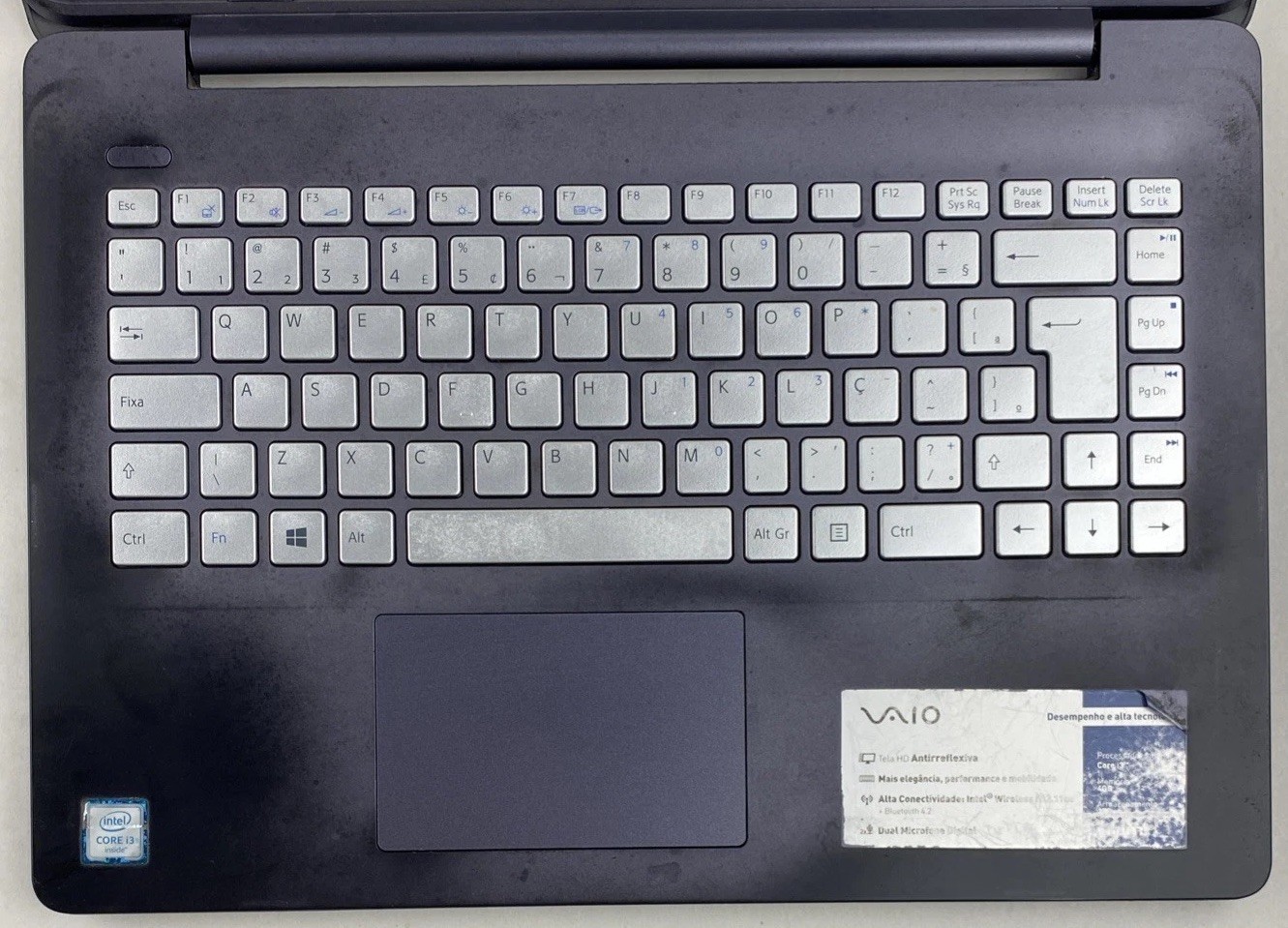 Sony Vaio VJC141 Intel Core i3-6006U 2.00GHz 4GB RAM 14″ No HDD No OS