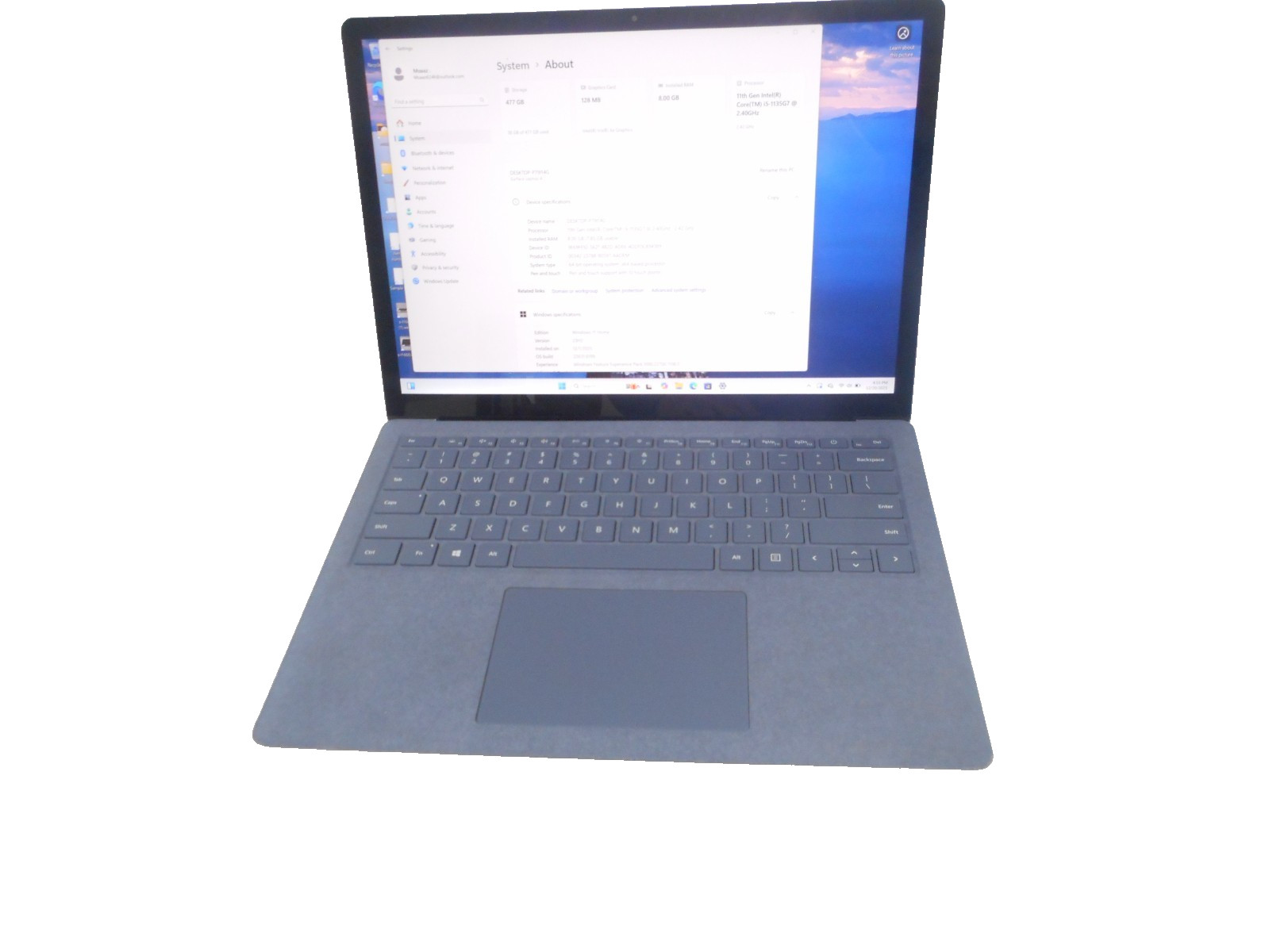 Microsoft Surface Laptop 4 1950 13.5″ | 2.40GHz i5-1135G7 | 8GB | 512GB SSD