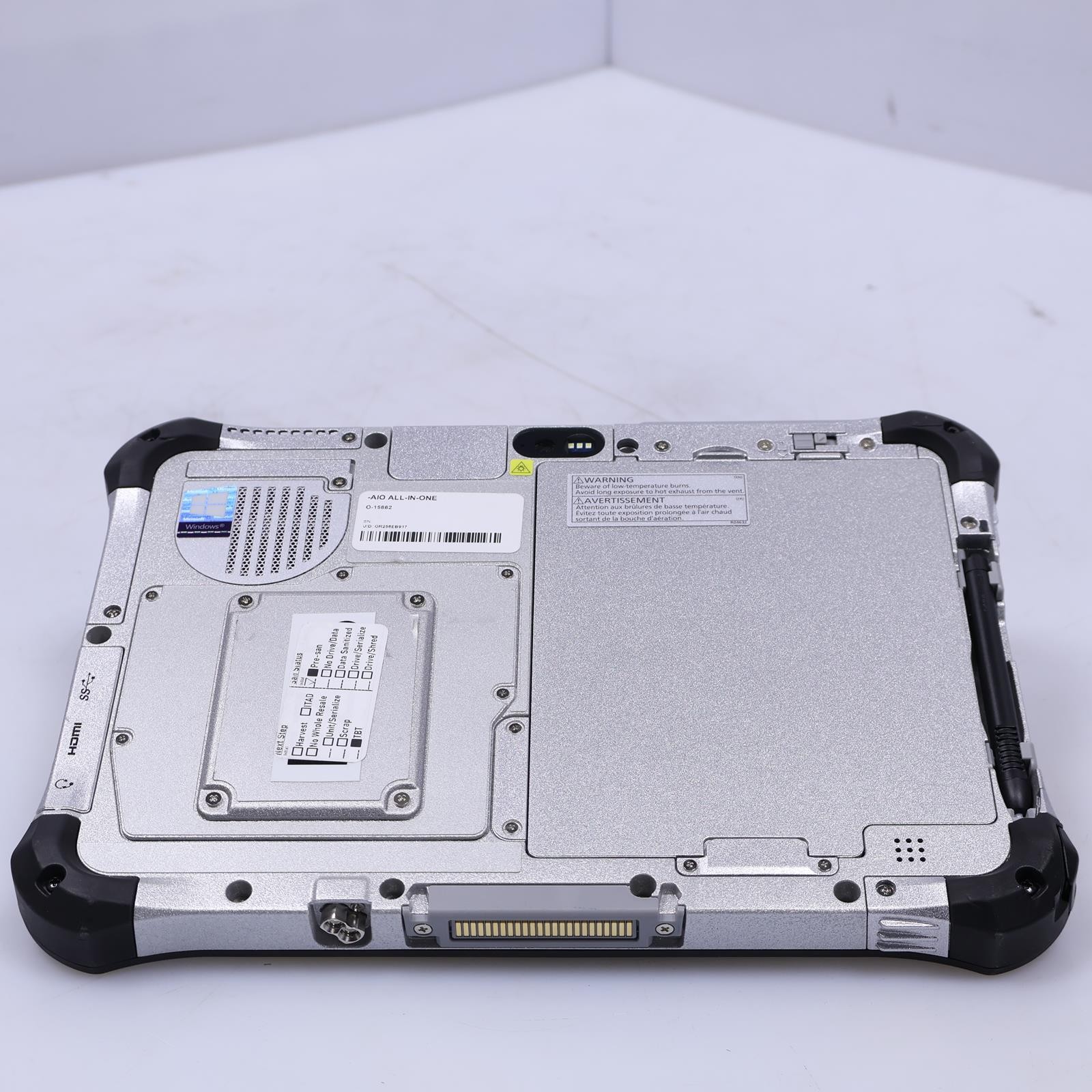 Panasonic FZG1-5 Intel Core i5 7th Gen 8GB RAM 256GB SSD No OS Laptop