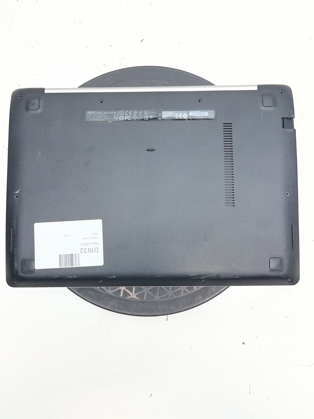 Asus Q301L Intel Core i5 4th Gen. NO RAM NO HDD NO BAT – FOR PARTS/REPAIR