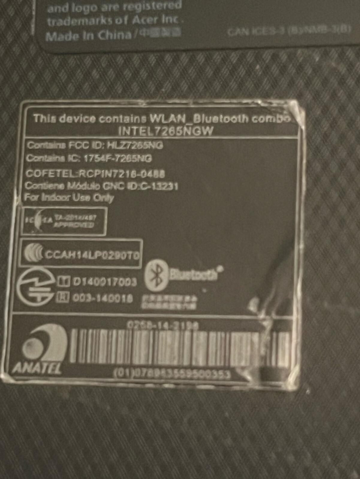 Acer Chromebook Spin 11 C738T-C8Q2 Touchscreen 2-in-1 Laptop w/ Charger & Case