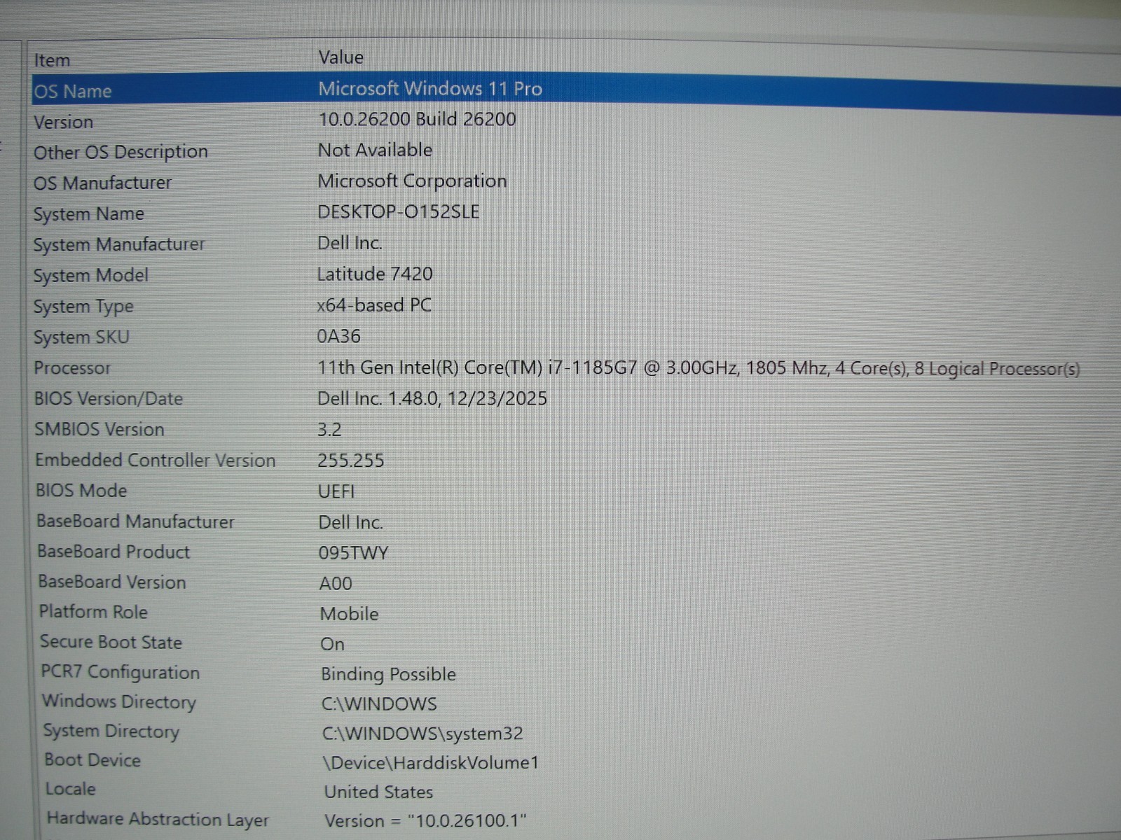 Dell Latitude 7420 Touch 14″FHD i7-11th Gen vPRO 3.0GHz 32GB RAM 256GB SSD+PA
