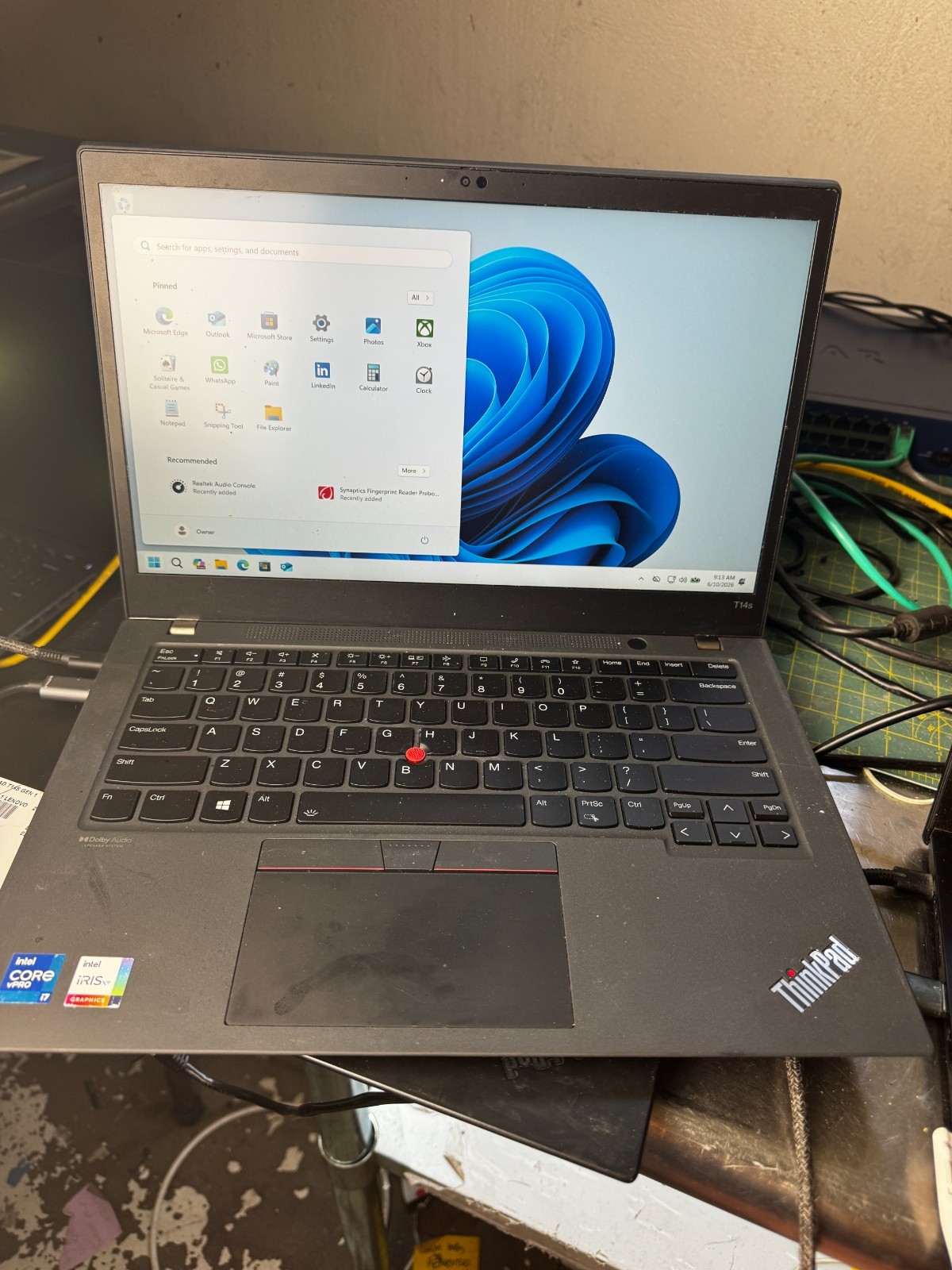 Lenovo ThinkPad T14s Gen 2 Core i7-1185G7, 16GB RAM, 256GB SSD *READ #6194