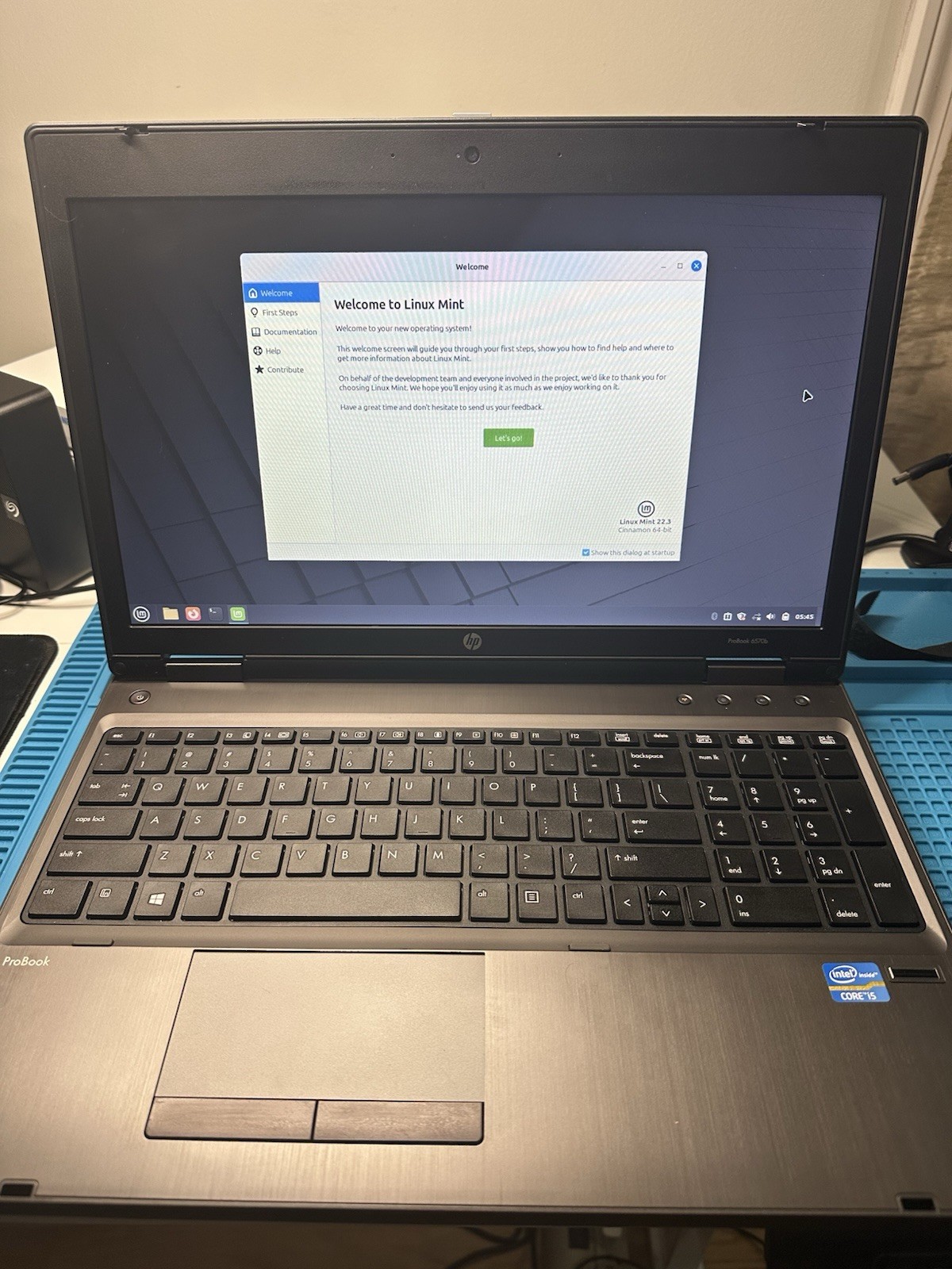 HP ProBook 6570B Laptop i5-3210M @2.50GHz 8GB RAM 1TB HDD Linux Mint 22.3