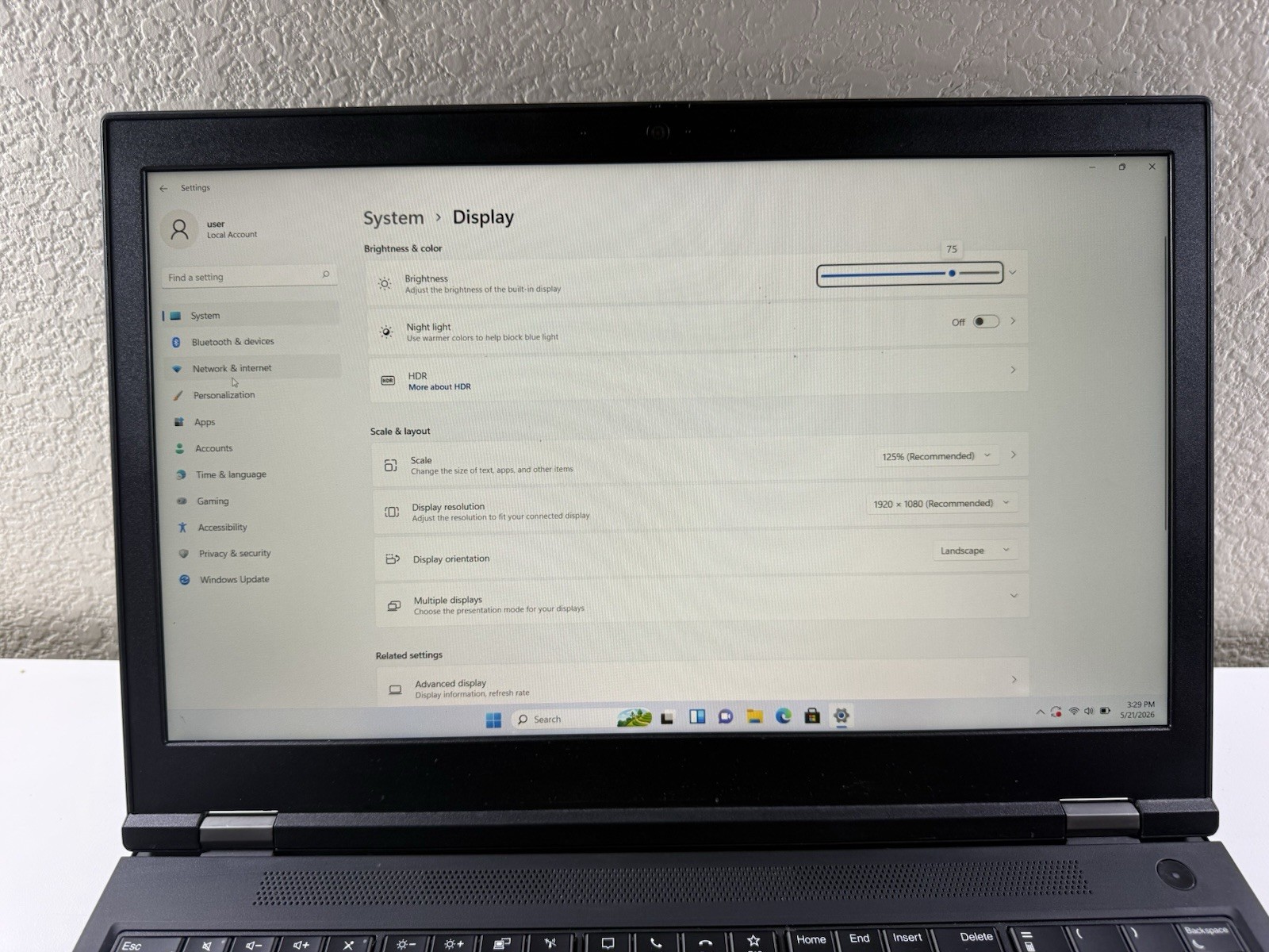 LENOVO THINKPAD P15 GEN 1 | CORE I7-10850H 512GB 16GB RAM WIN 11 NVIDIA T1000