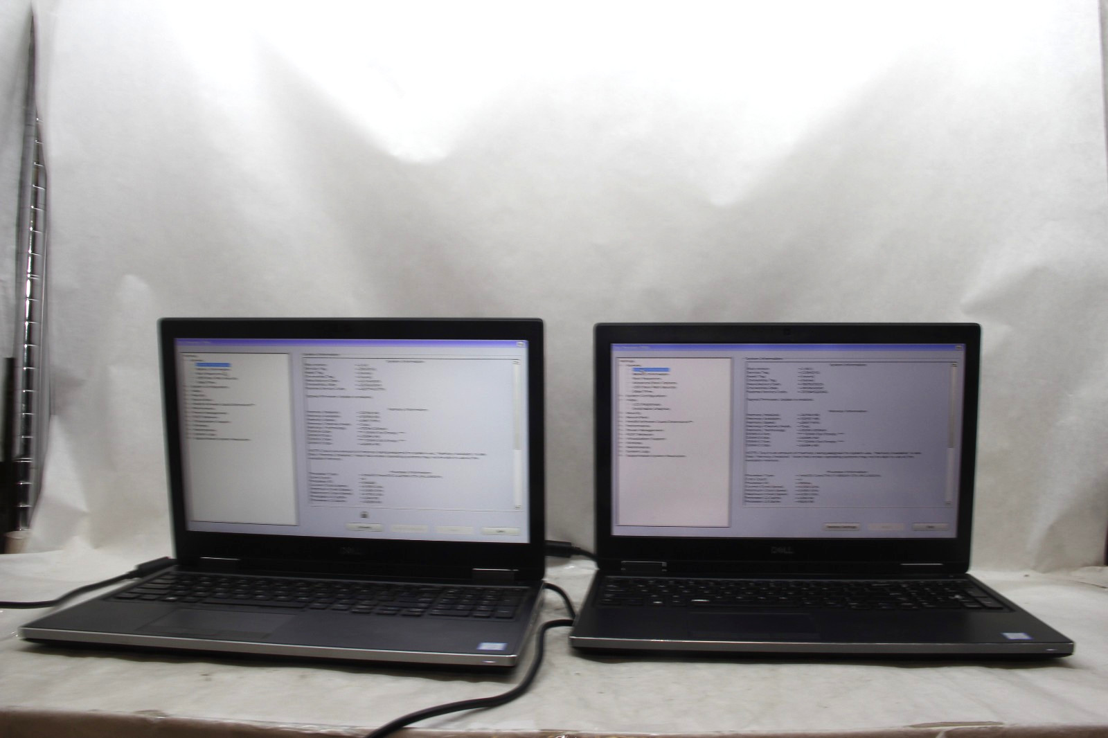 Lot of 1 Dell Precision 7530 & 1 7540 15.6″ Laptops Various Specs NO SSDS AS-IS