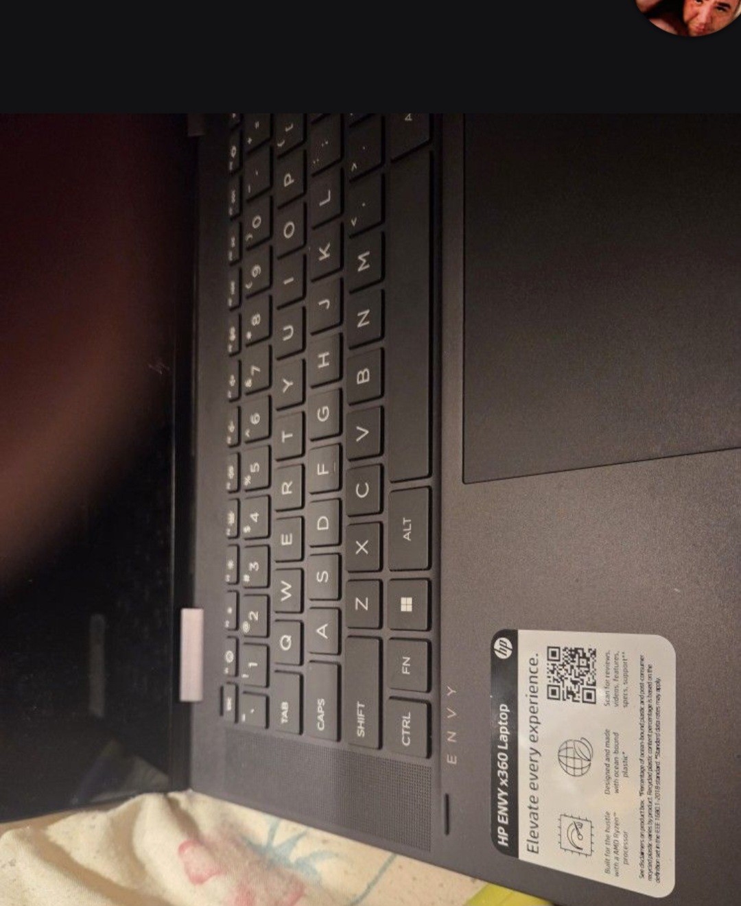 HP Envy x360 2 in 1 Laptop 15-fh0023dx 1 Tb Nvme