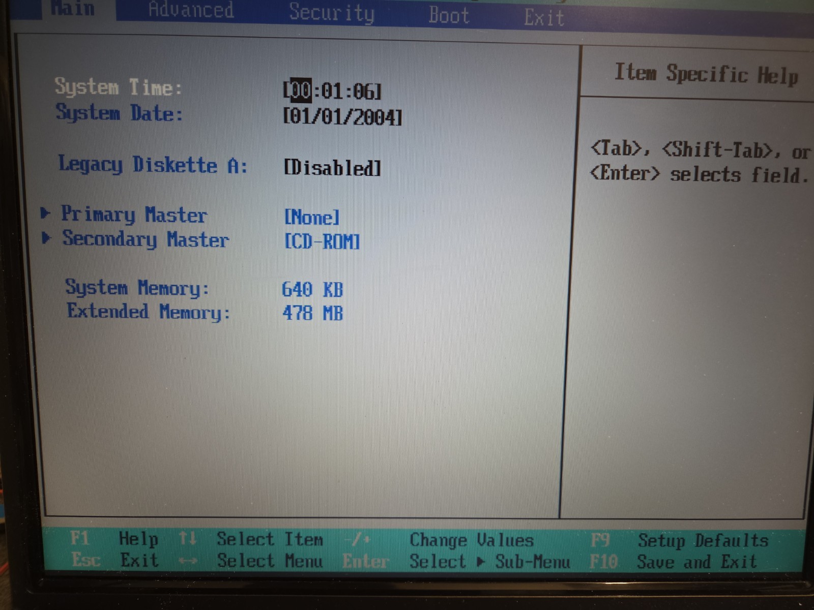 Terra Anima 2100 Retro Laptop Clevo M55V Celeron M BIOS Boots