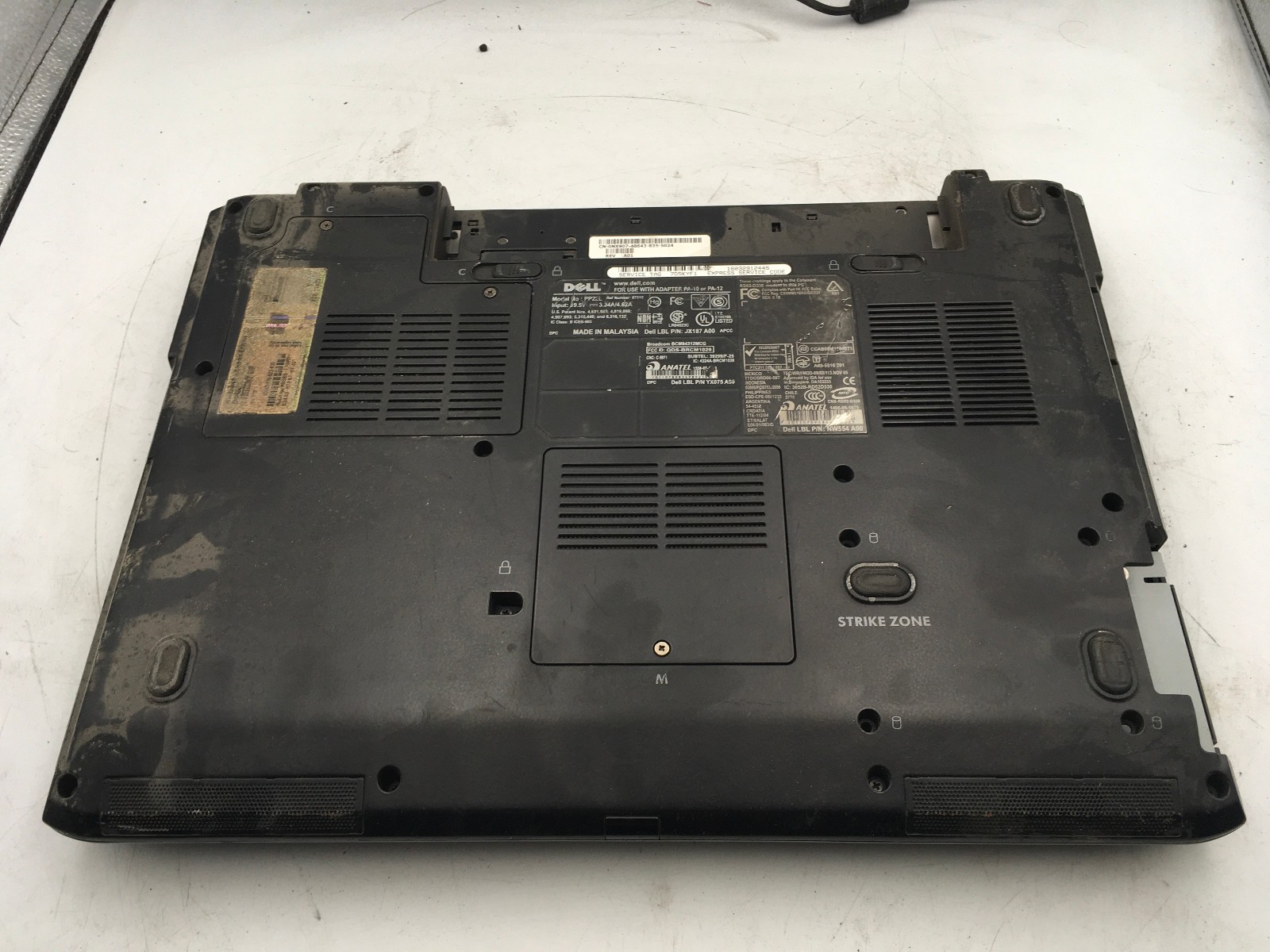 DELL VOSTRO 1500 – BOOTS TO BIOS – INTEL CORE 2 DUO – 1GB RAM – NO OS – READ -BB