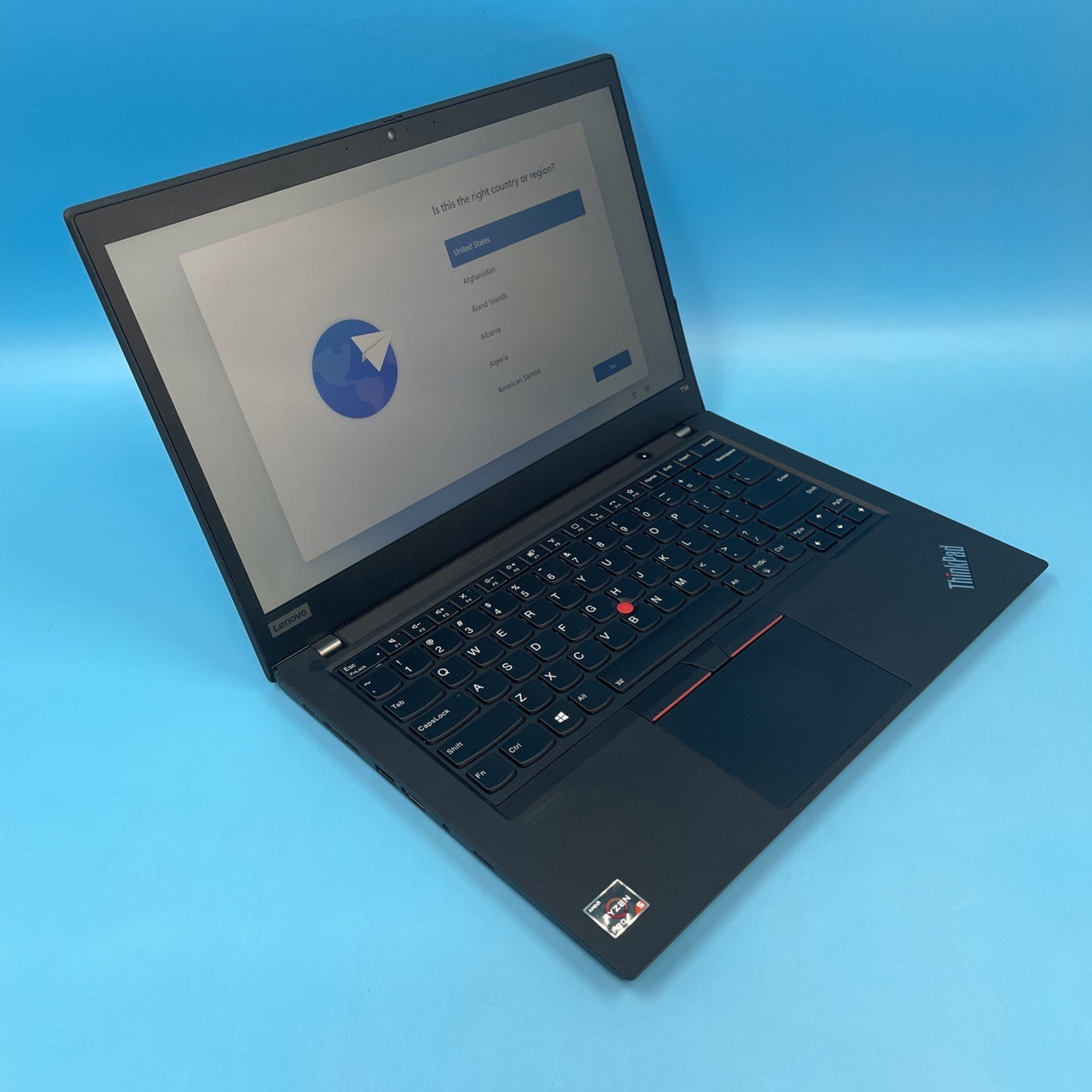 Lenovo ThinkPad T14 | Ryzen 5 Pro 4650U | 16GB RAM | 256GB SSD | W11 PRO | 72%