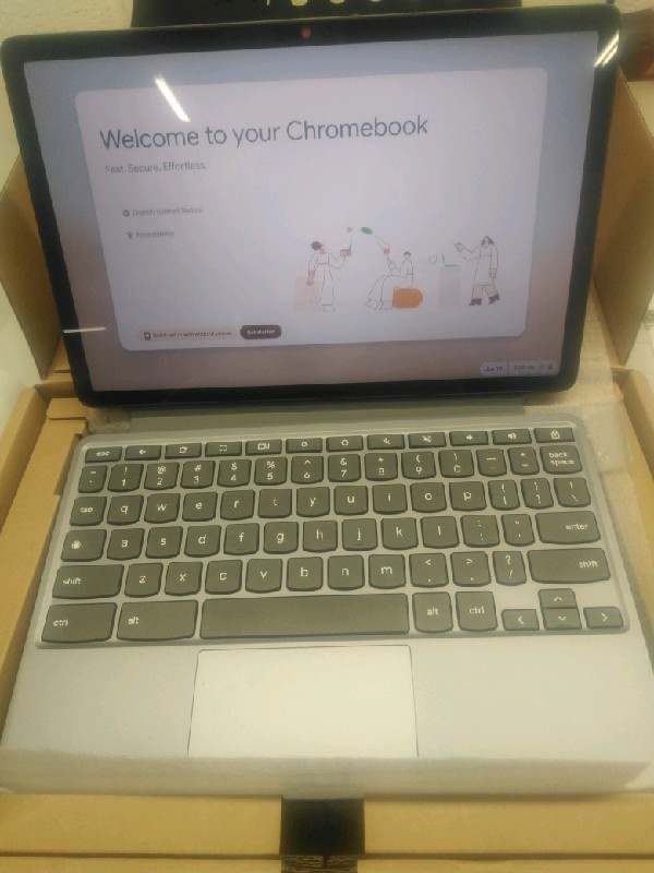 Lenovo Chromebook Duet 83HH0014US Convertible Laptop 10.95″ IPS Display 4GB+64GB
