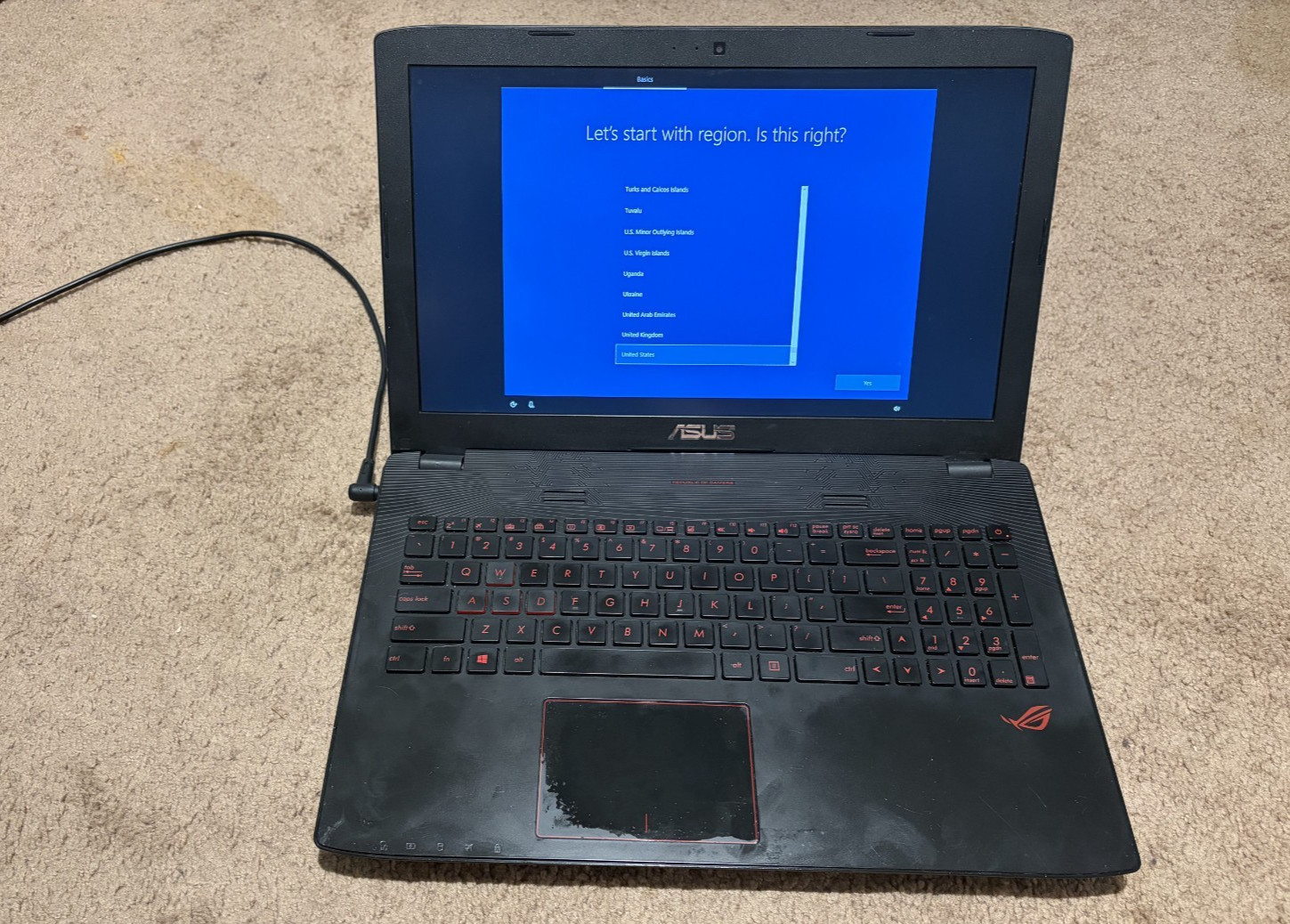 ASUS ROG GL552VW Core i7-6700 16GB 250GB SSD NVIDIA GTX 960M 15.6″ Gaming Laptop