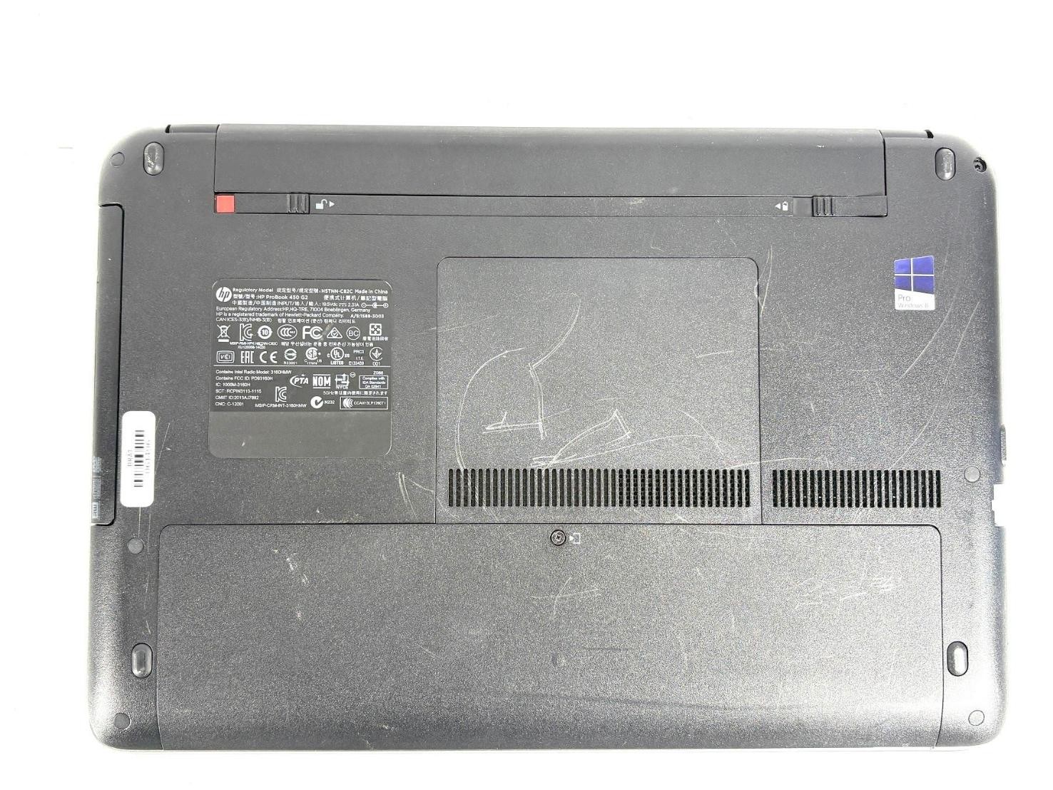 HP ProBook 450 G2 – 15.6″ HD, 1.7GHz i3, 4GB RAM, 500GB HDD, Windows 10 Pro