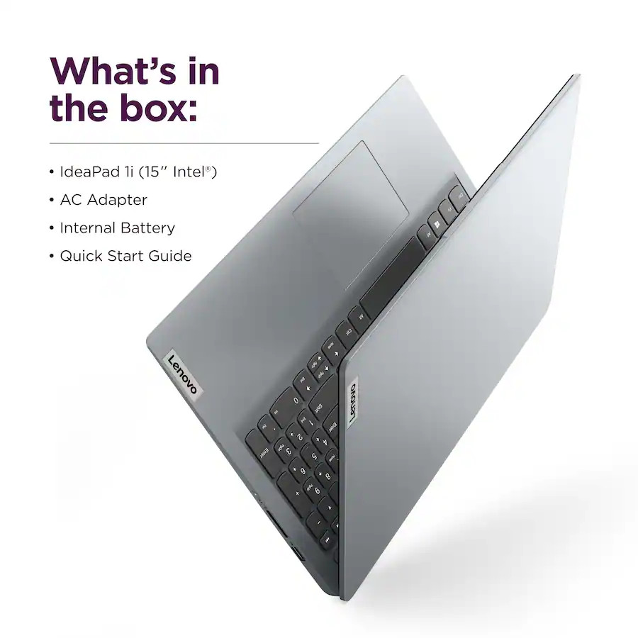 🔥 New Lenovo Ideapad 1i 15.6 FHD Intel i5-1335U/16GB/256GB SSD/Windows 11 Gray