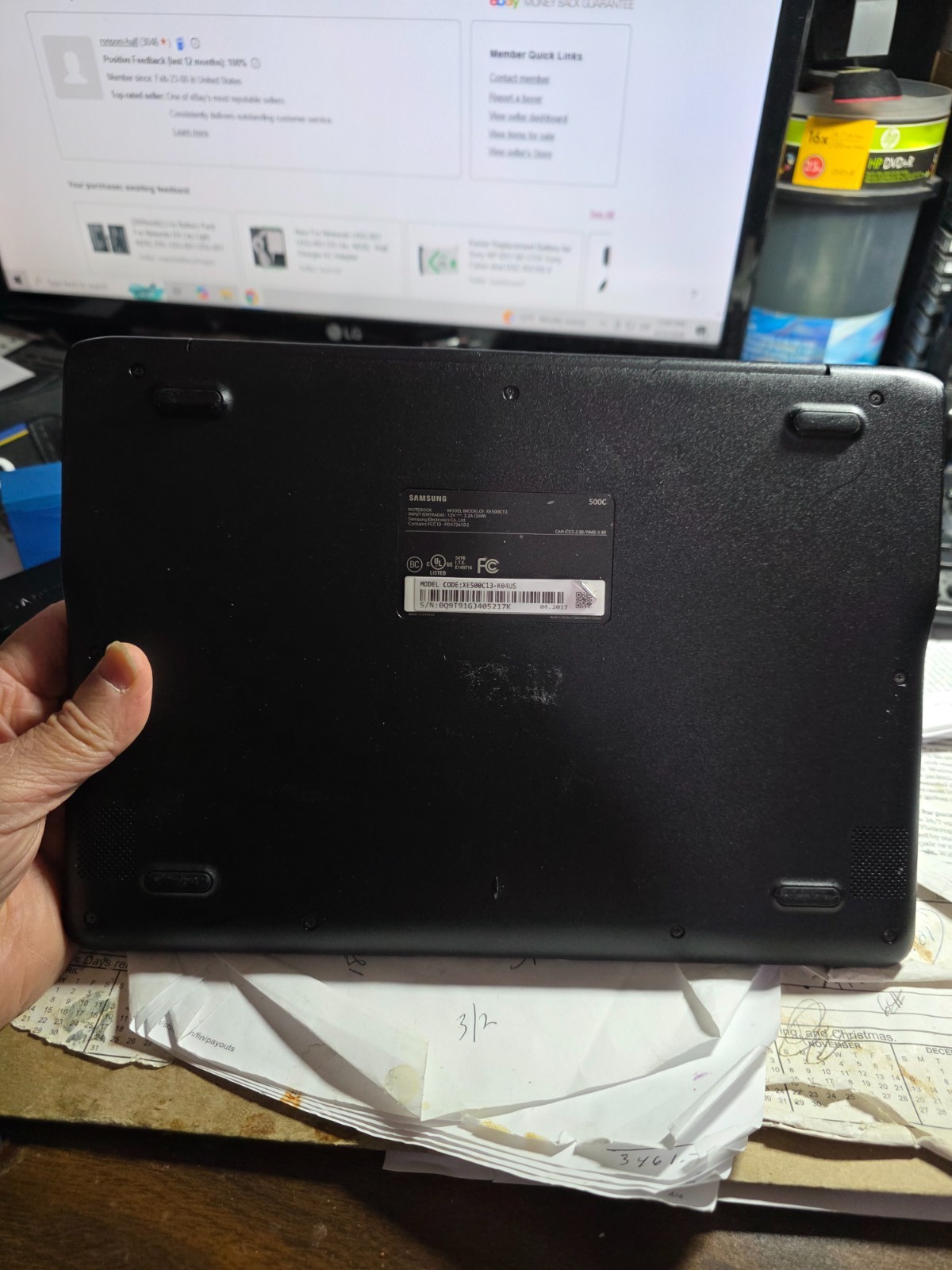 Samsung Chromebook 3 XE500C13 11.6in. (16GB, Intel Celeron N, 2.48GHz, 2GB)…