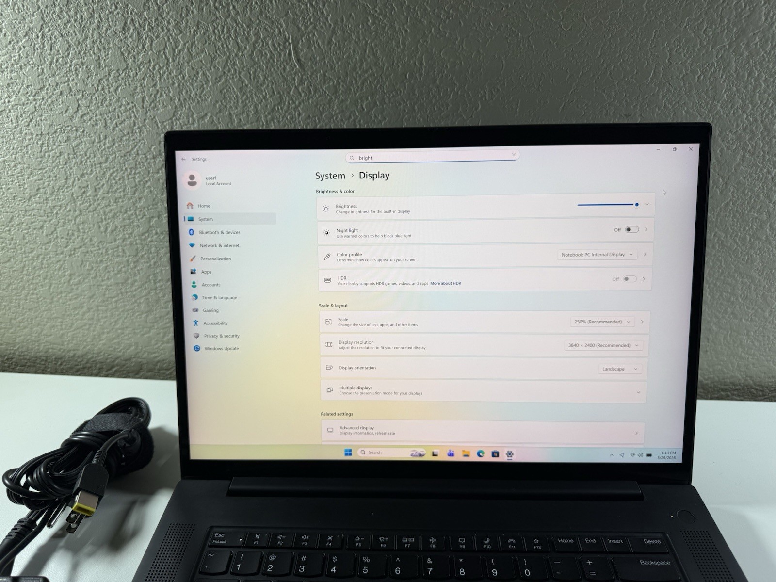 LENOVO THINKPAD P1 Gen 4 TOUCH 4k I7-11850H 512GB 16GB RAM NVIDIA T1200 WIN 11